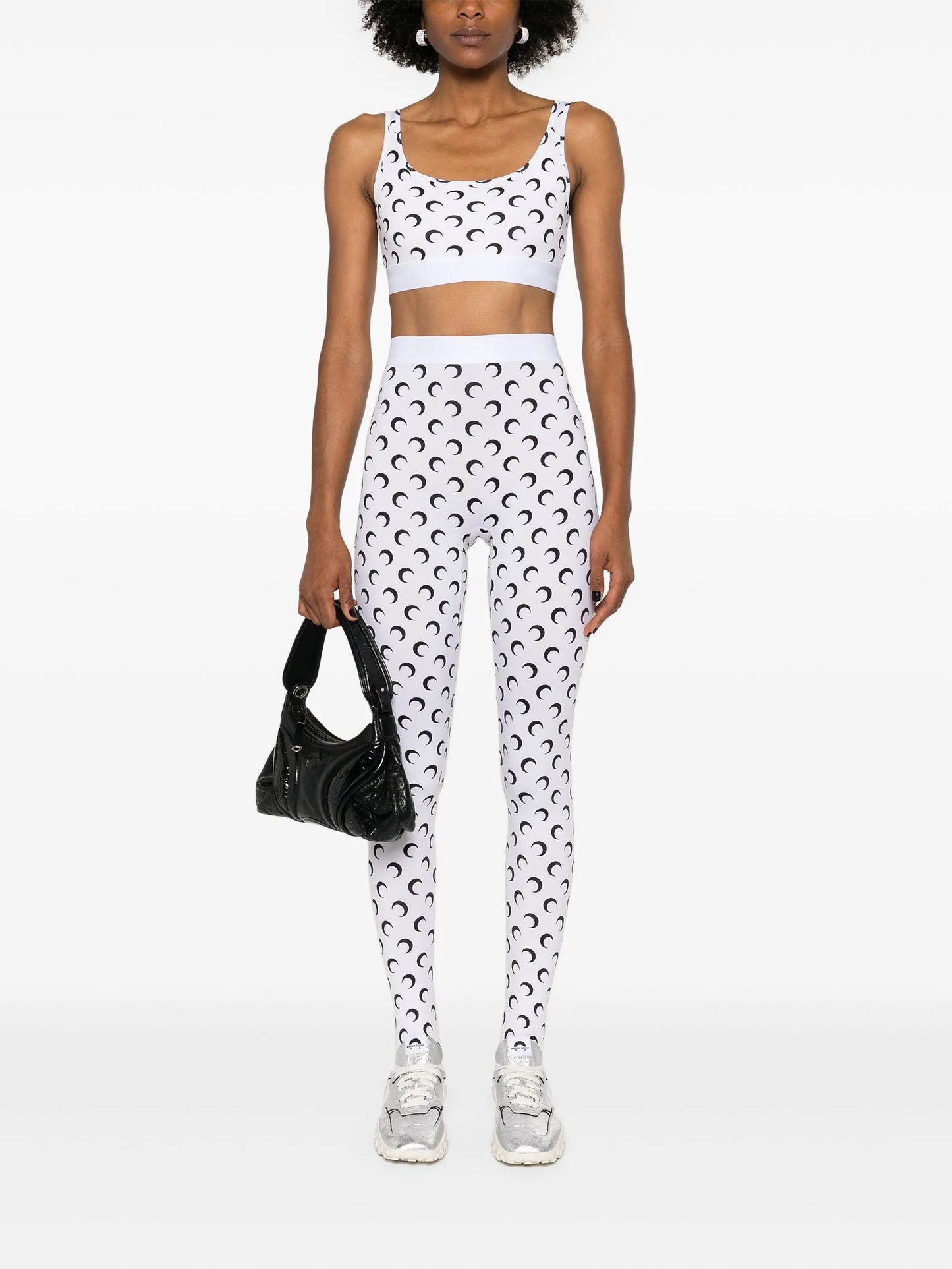 Moon-print leggings