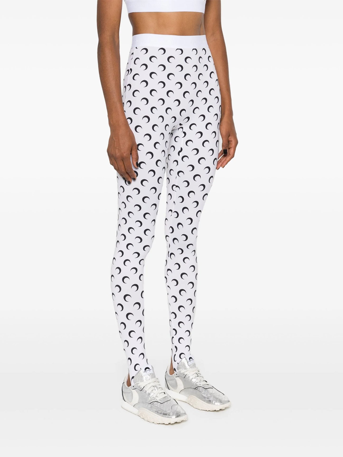 Moon-print leggings