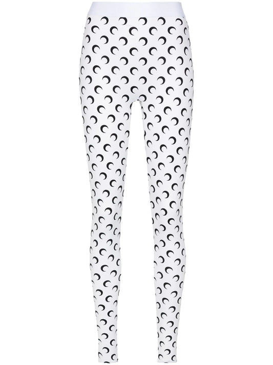 Moon-print leggings
