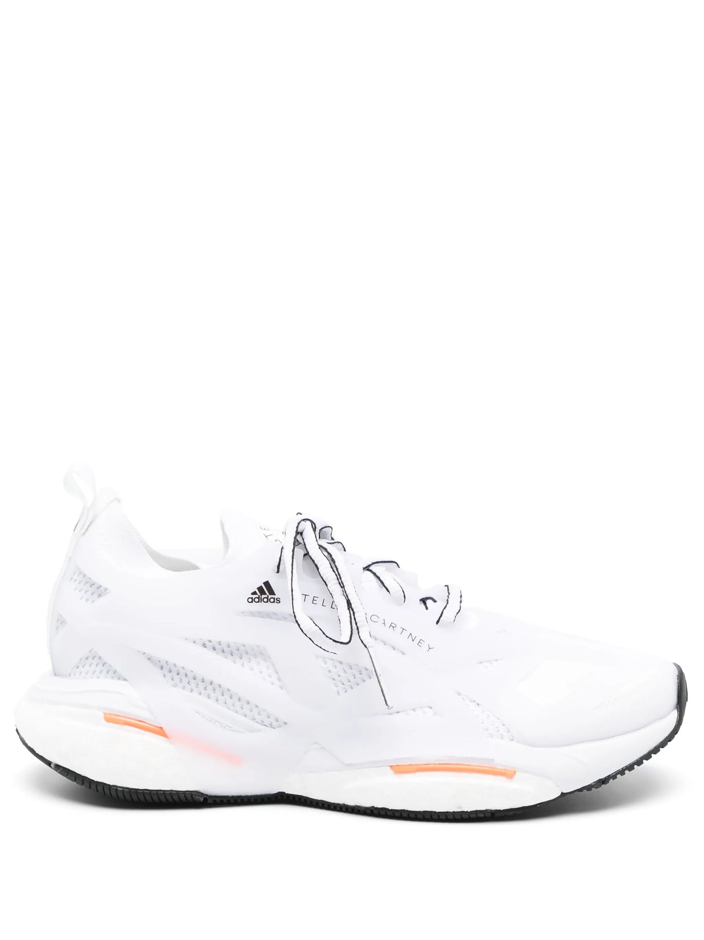 panelled-design lace-up sneakers