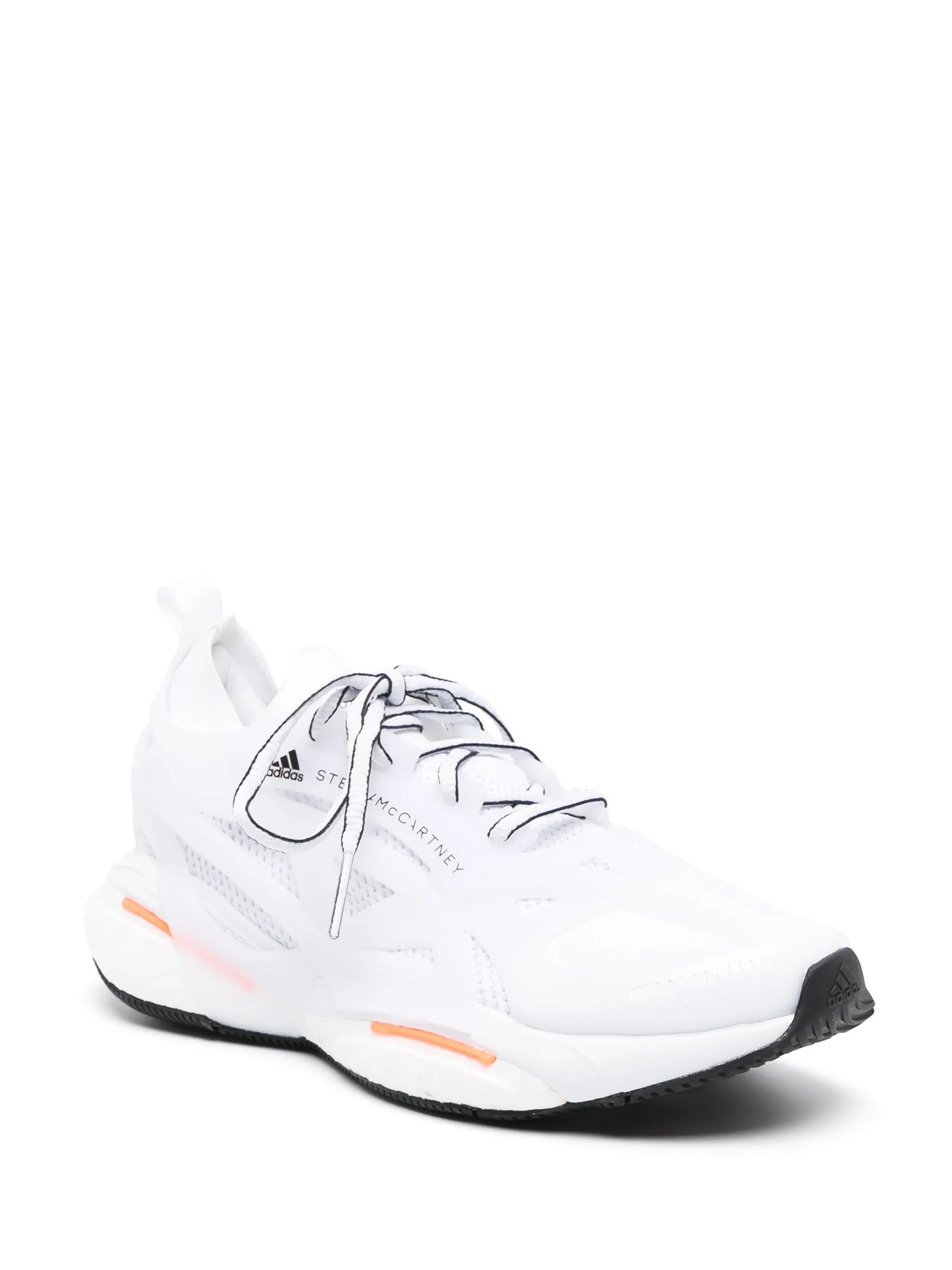 panelled-design lace-up sneakers