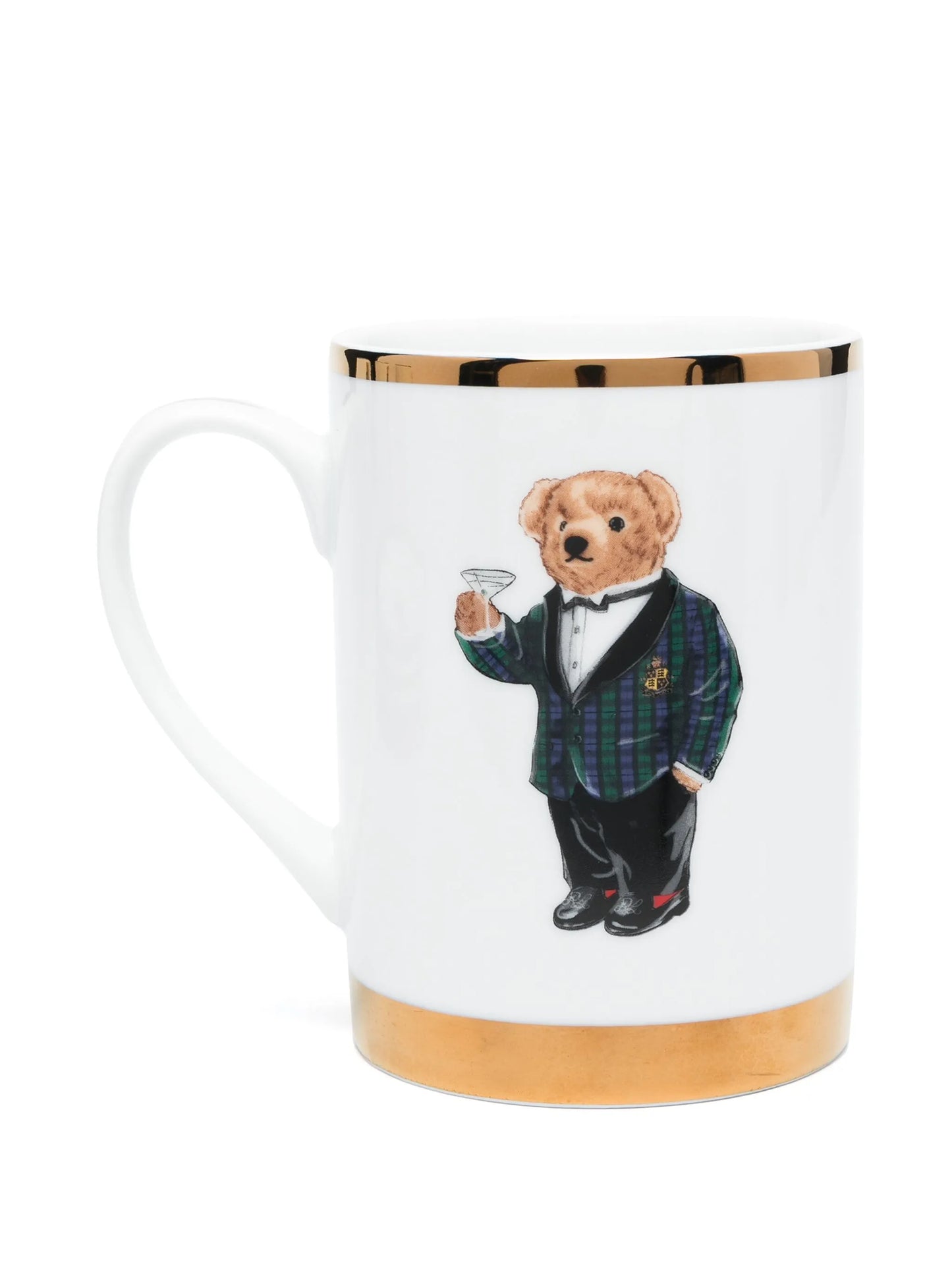 Thompson Polo Bear plate  mug gift set (set of four)
