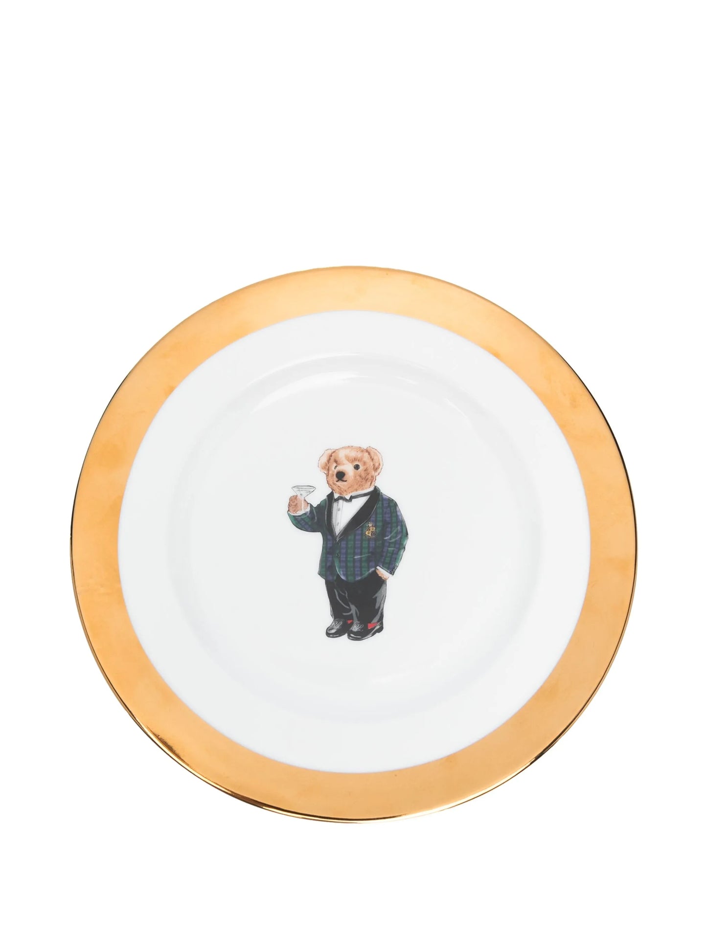 Thompson Polo Bear plate  mug gift set (set of four)