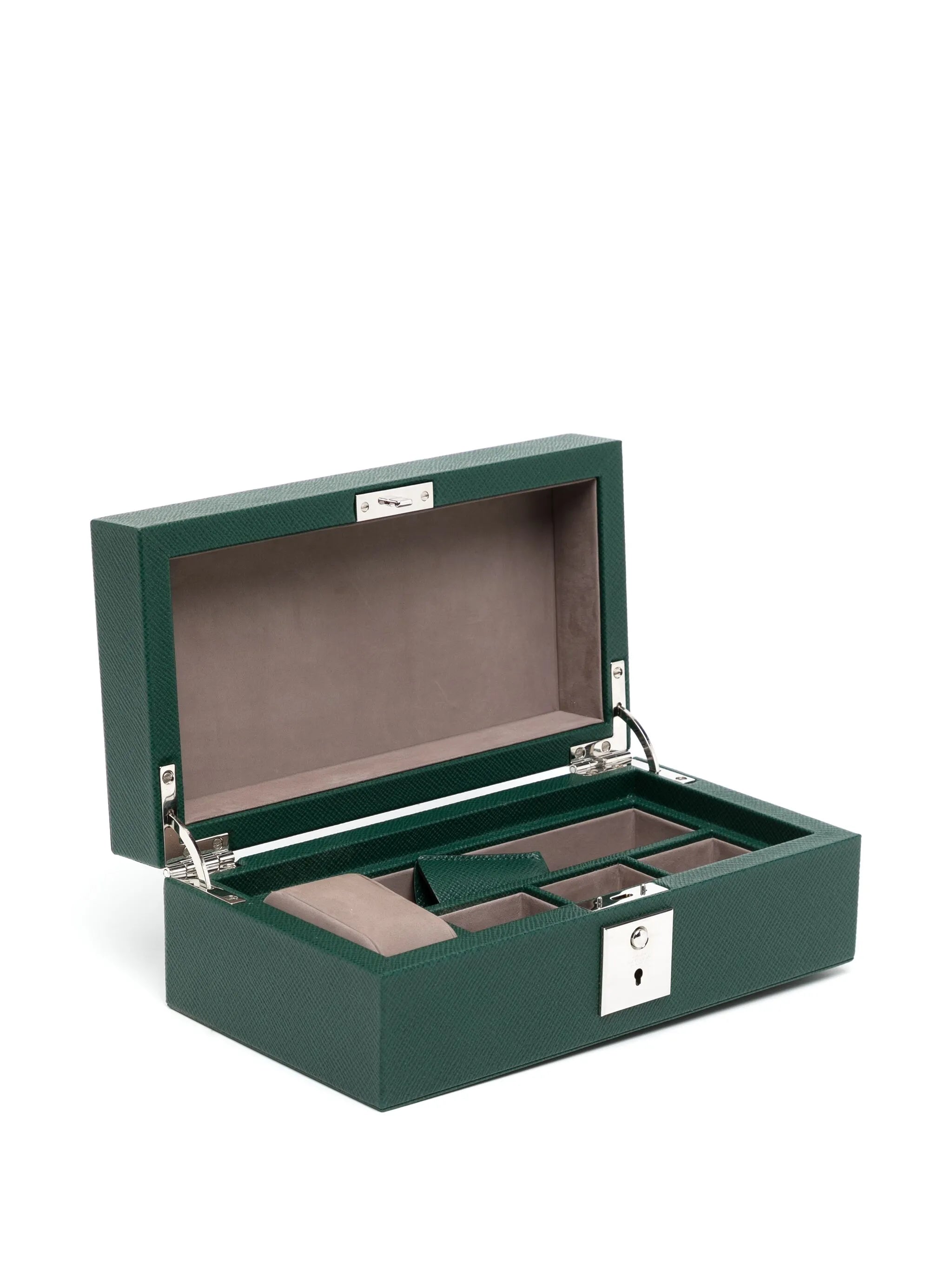 Panama leather watch box