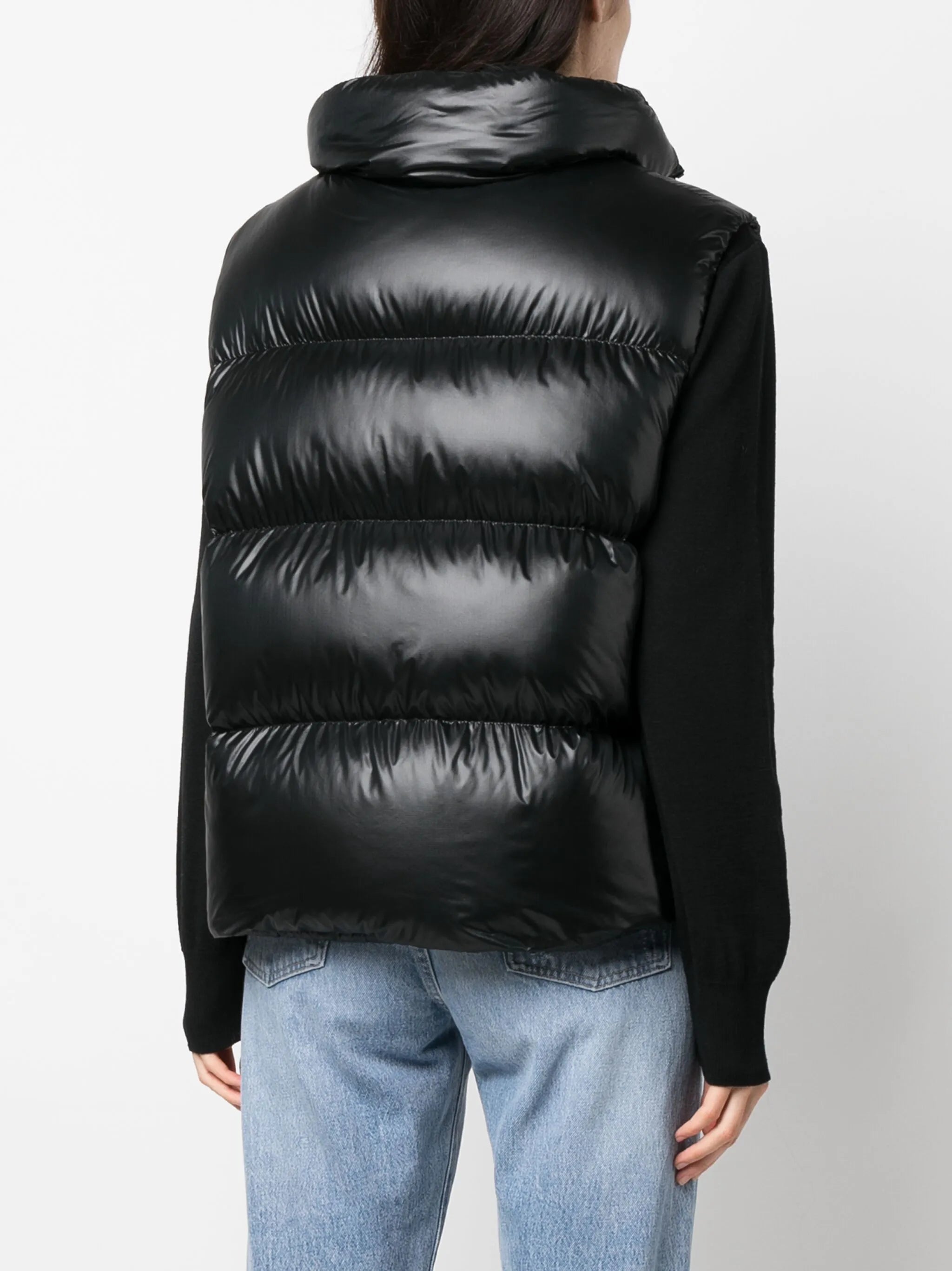 Cypress logo-patch puffer vest