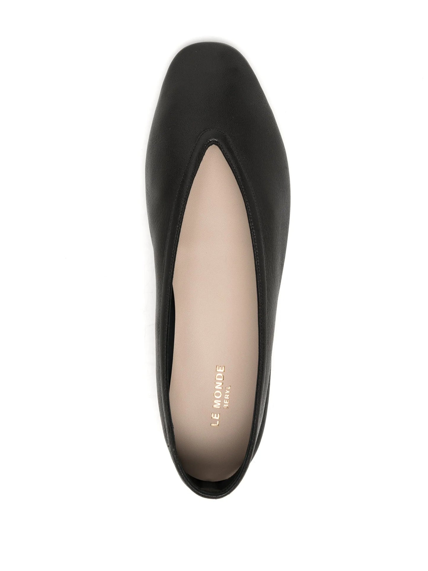 Luna leather ballerina shoes