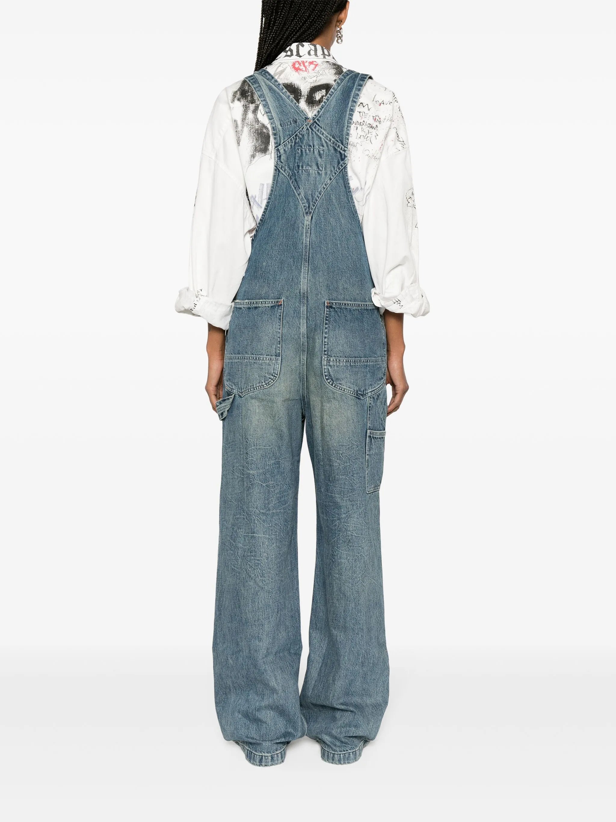 D'arcy denim dungarees