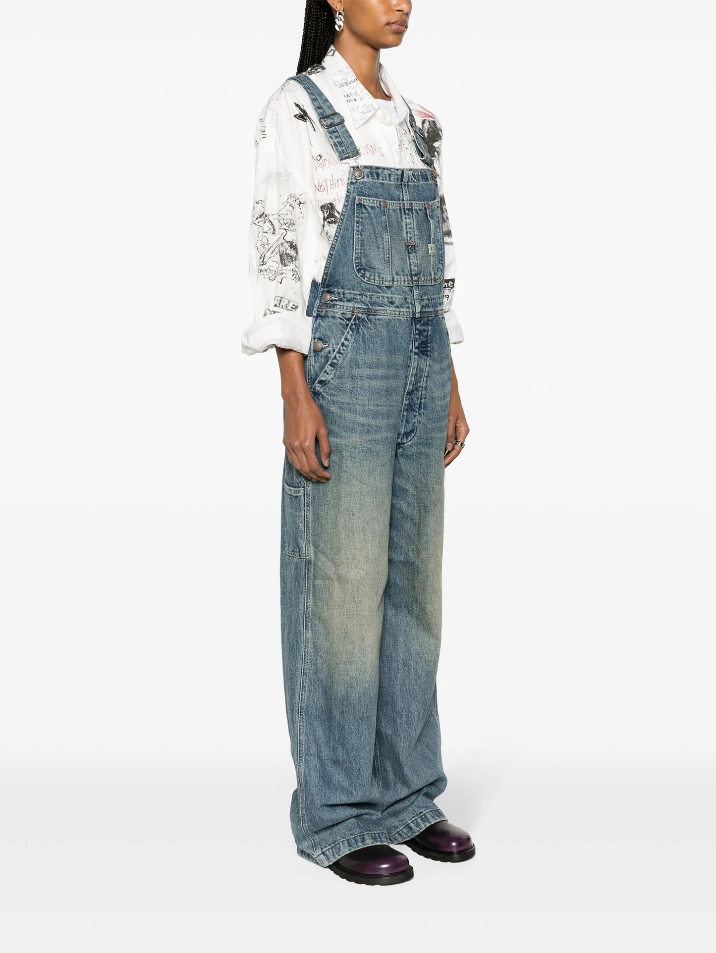 D'arcy denim dungarees
