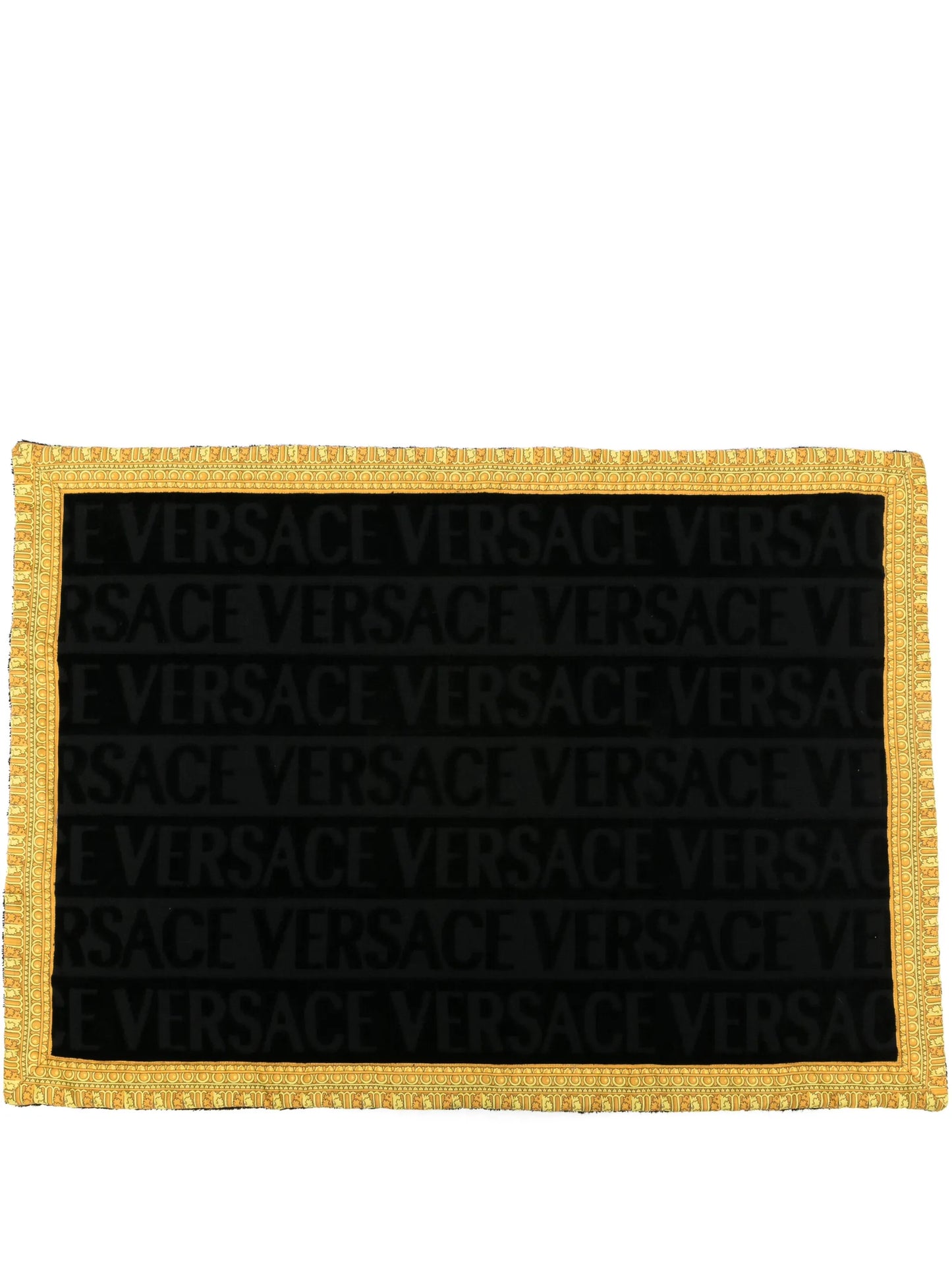 logo-jacquard cotton bathmat (58cm x 80cm)