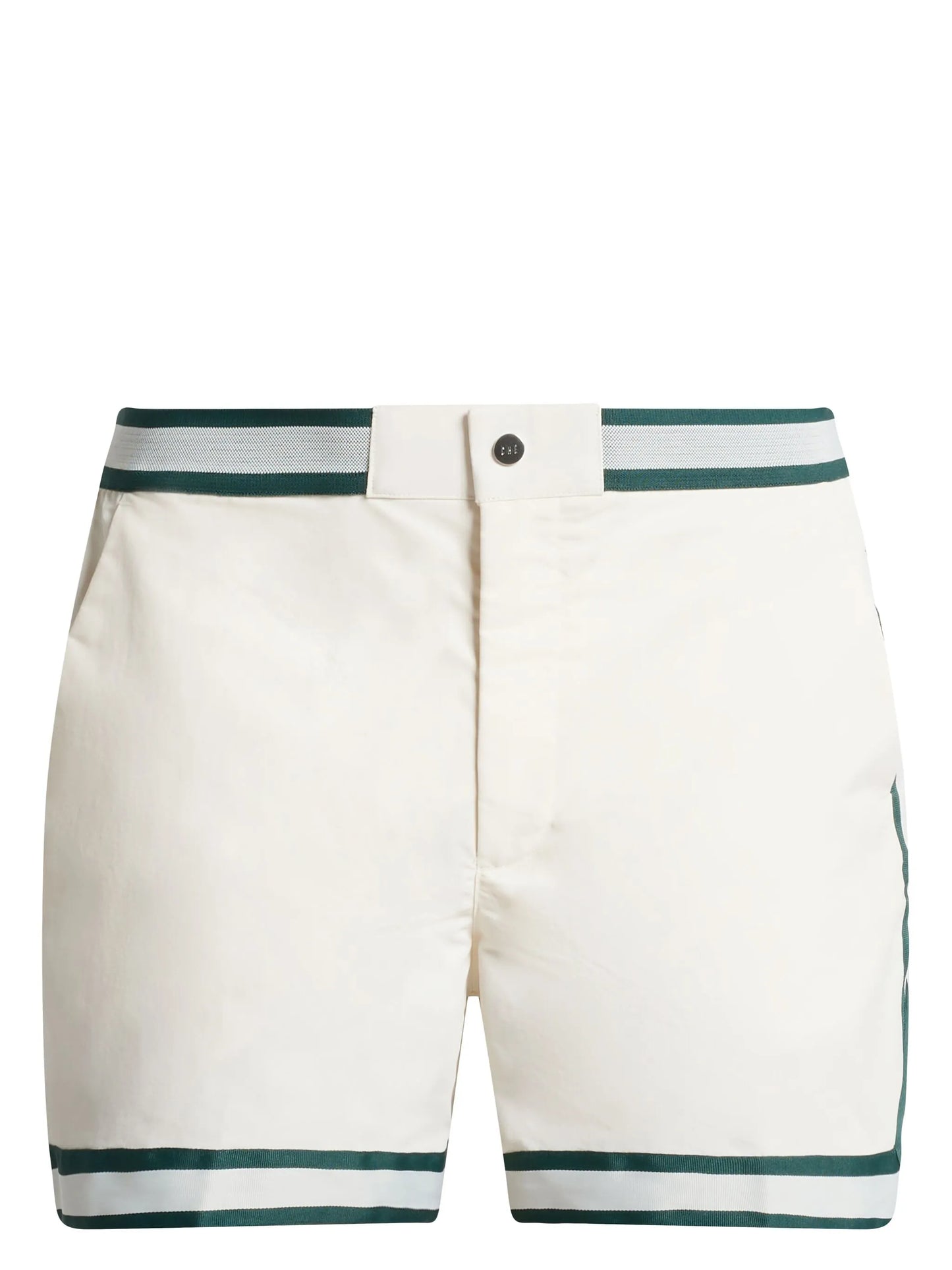 Baller striped swim shorts