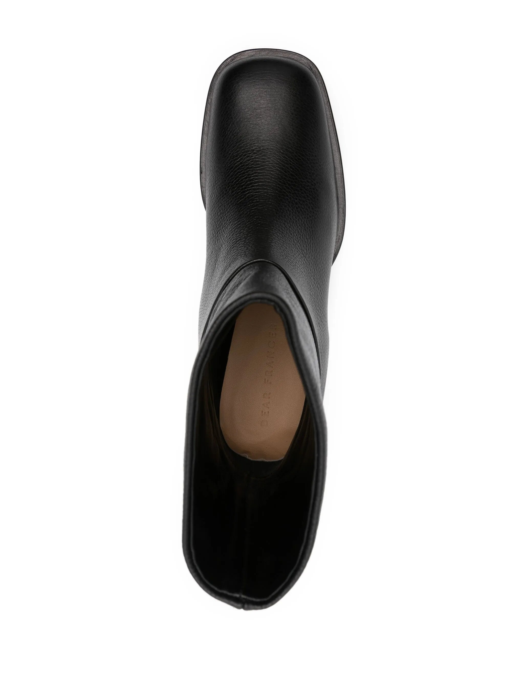 square-toe ankle boots