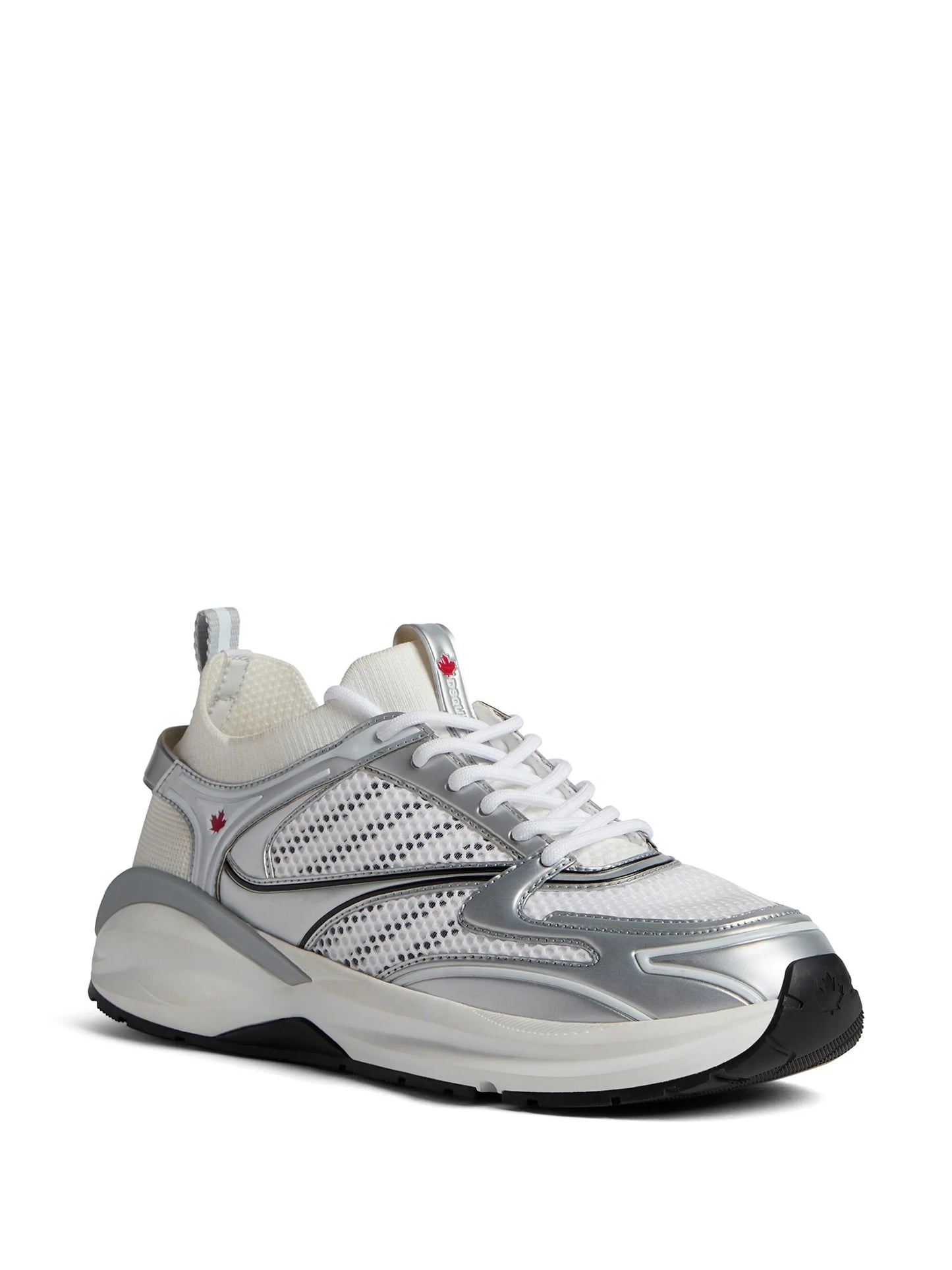 Dash panelled mesh sneakers