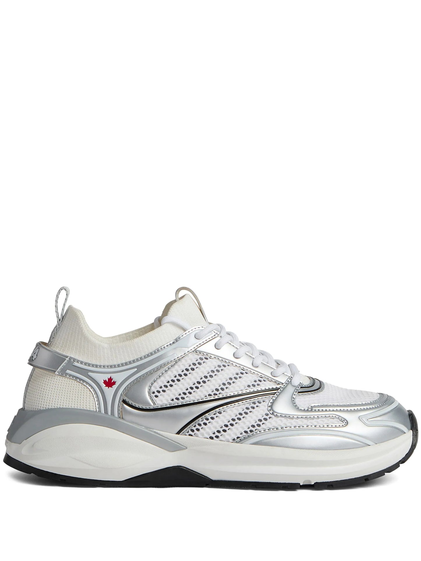 Dash panelled mesh sneakers