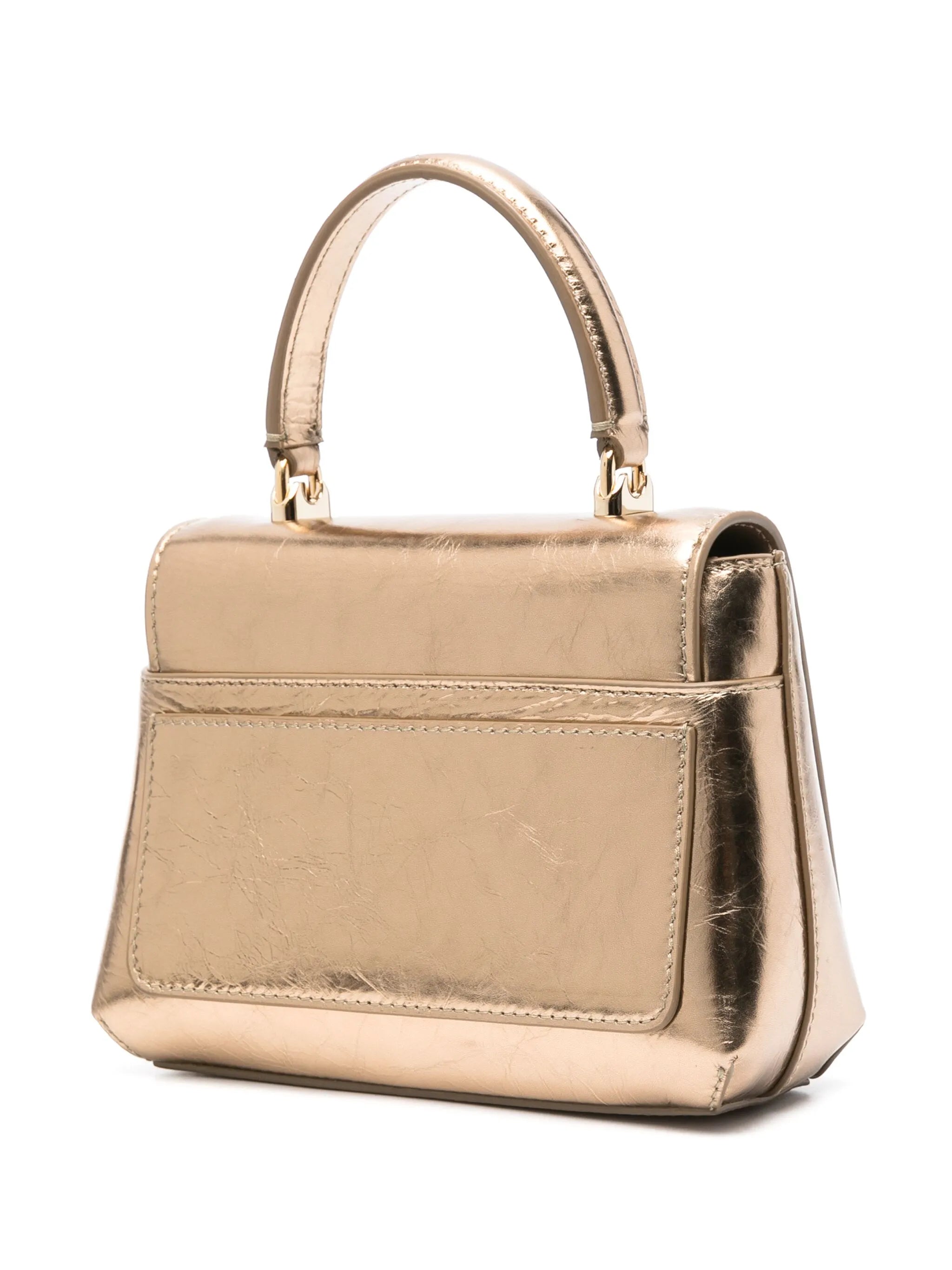 DG leather tote bag