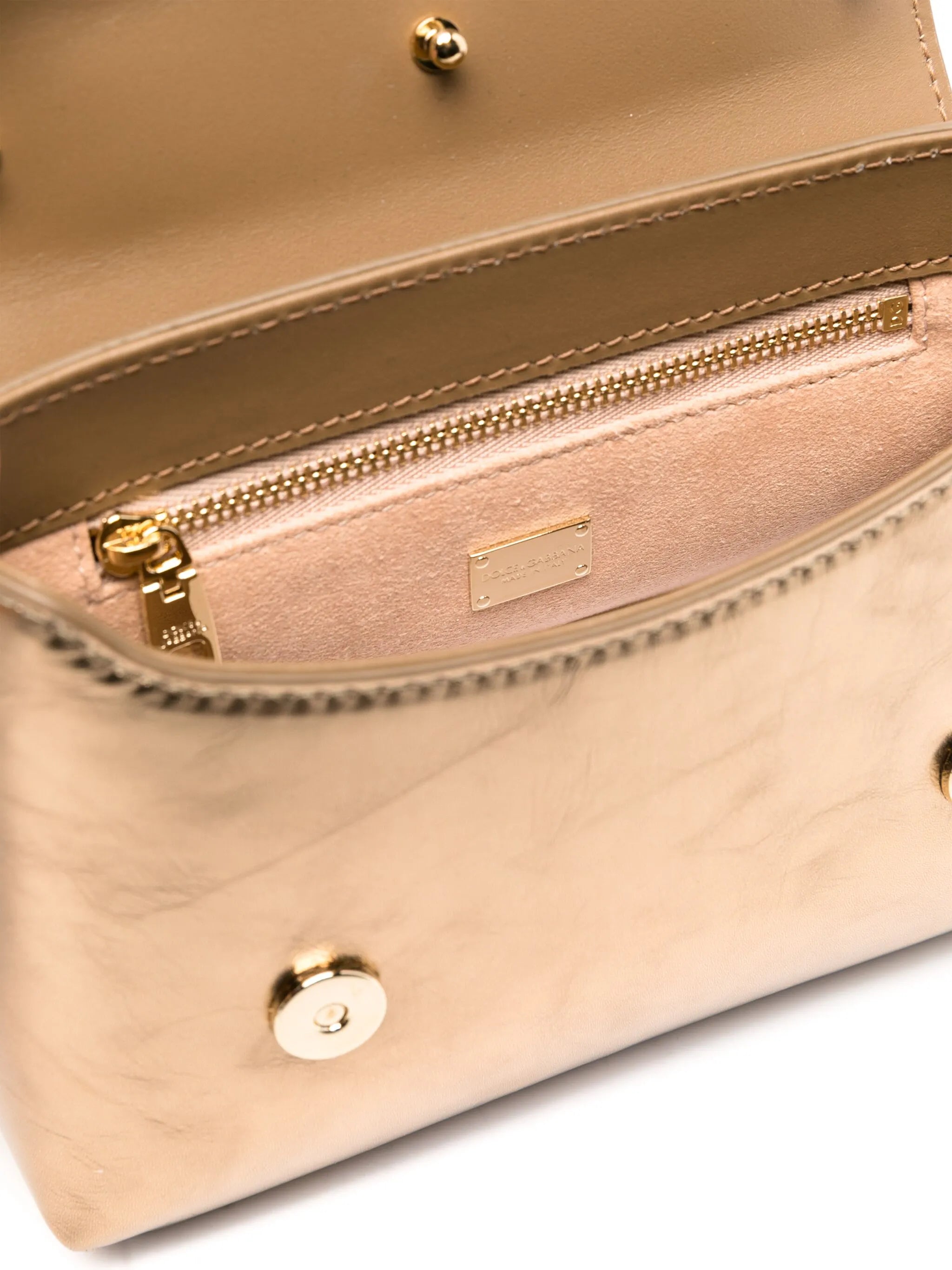 DG leather tote bag
