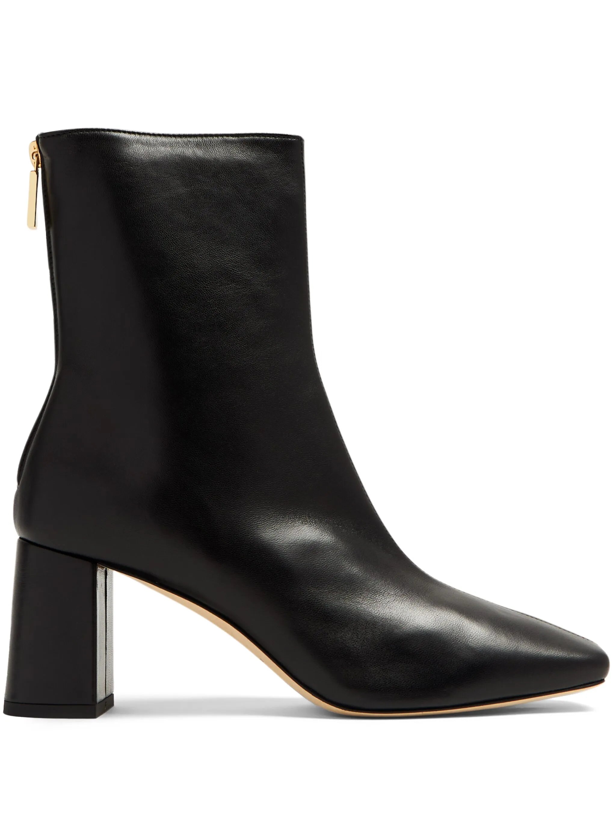 Cube 70mm leather ankle boots