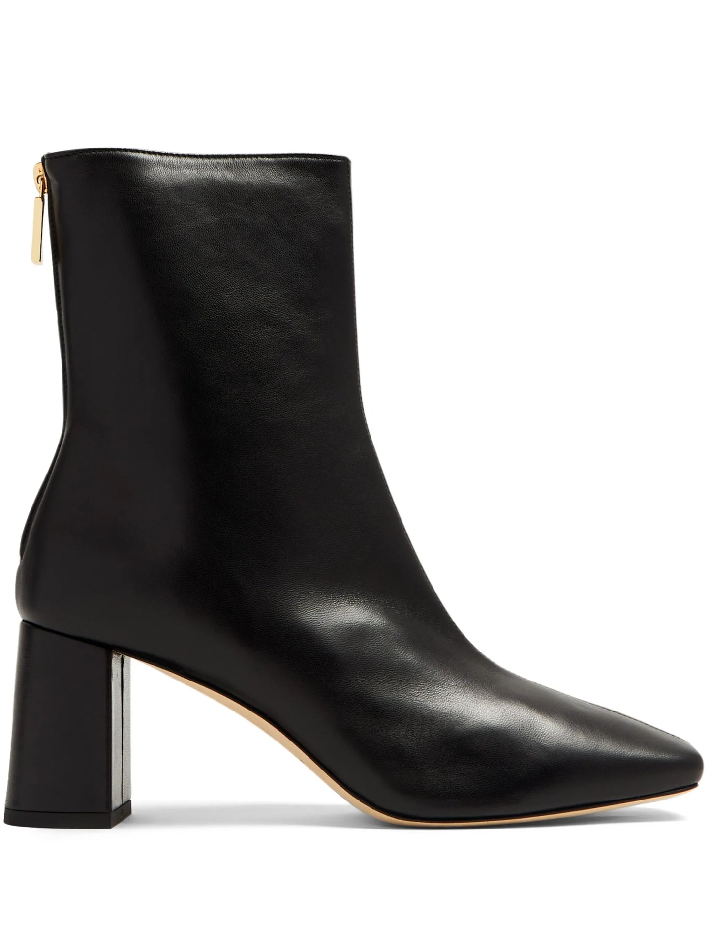 Cube 70mm leather ankle boots