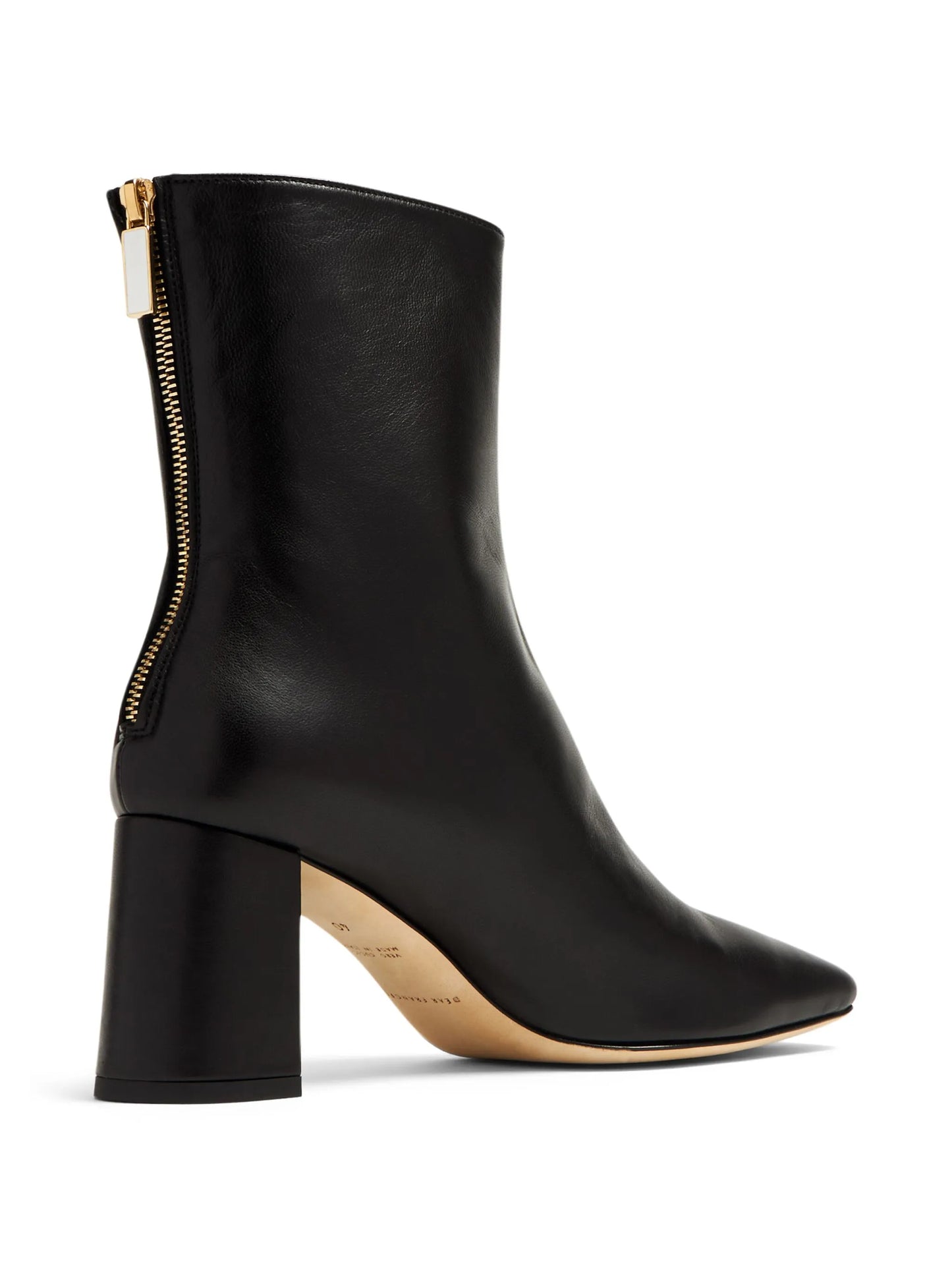 Cube 70mm leather ankle boots