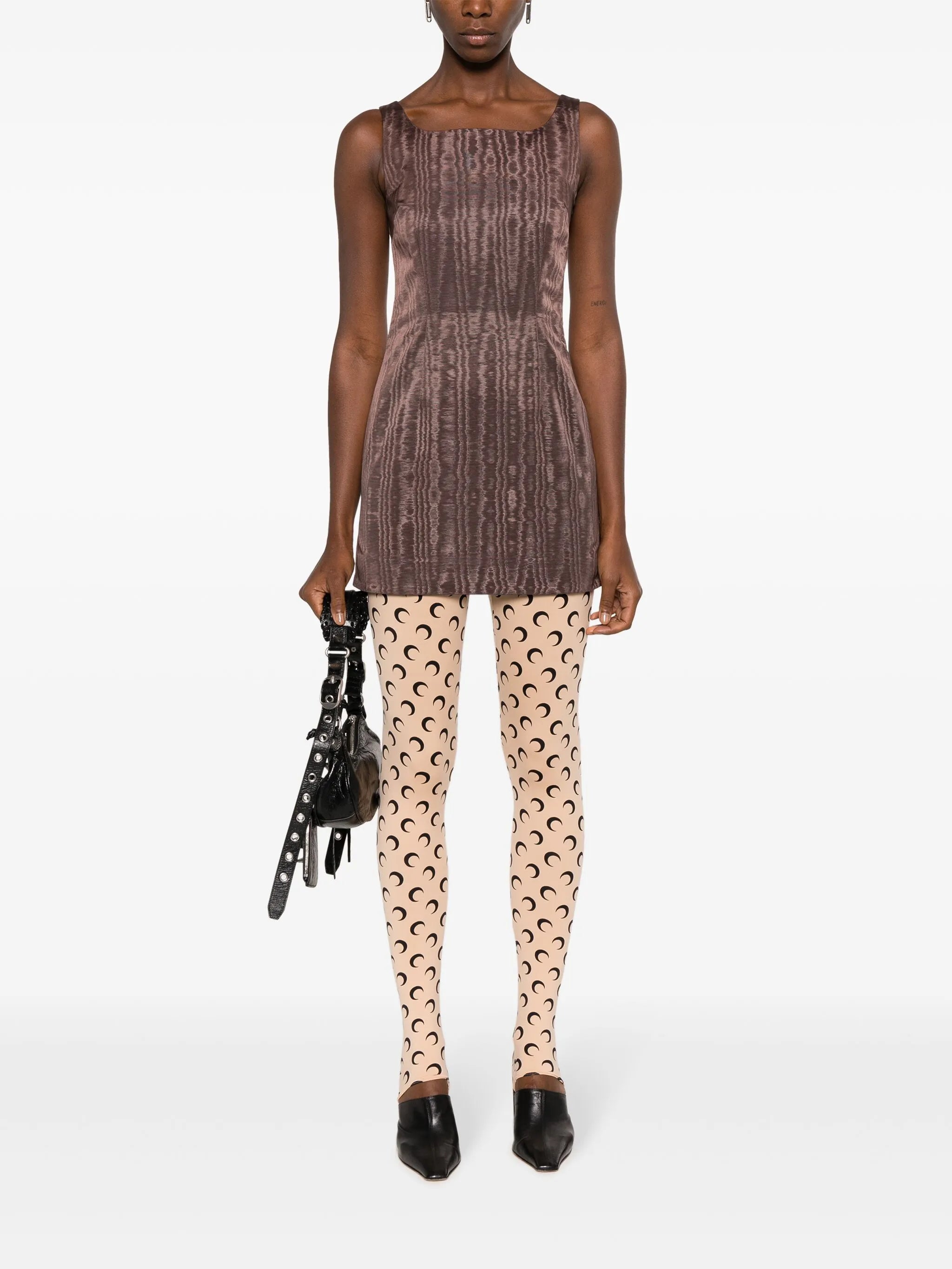 Moon-print leggings