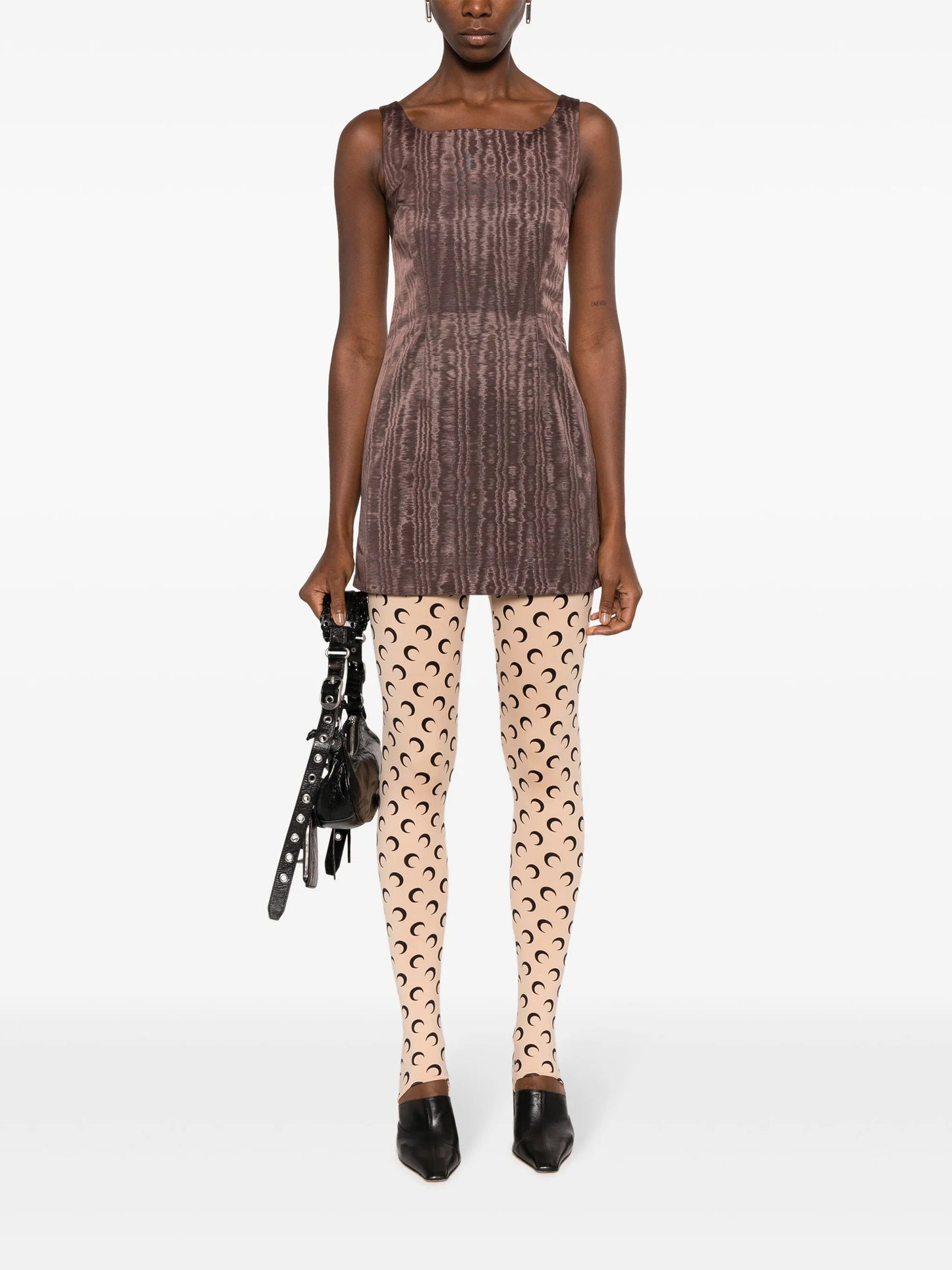 Moon-print leggings
