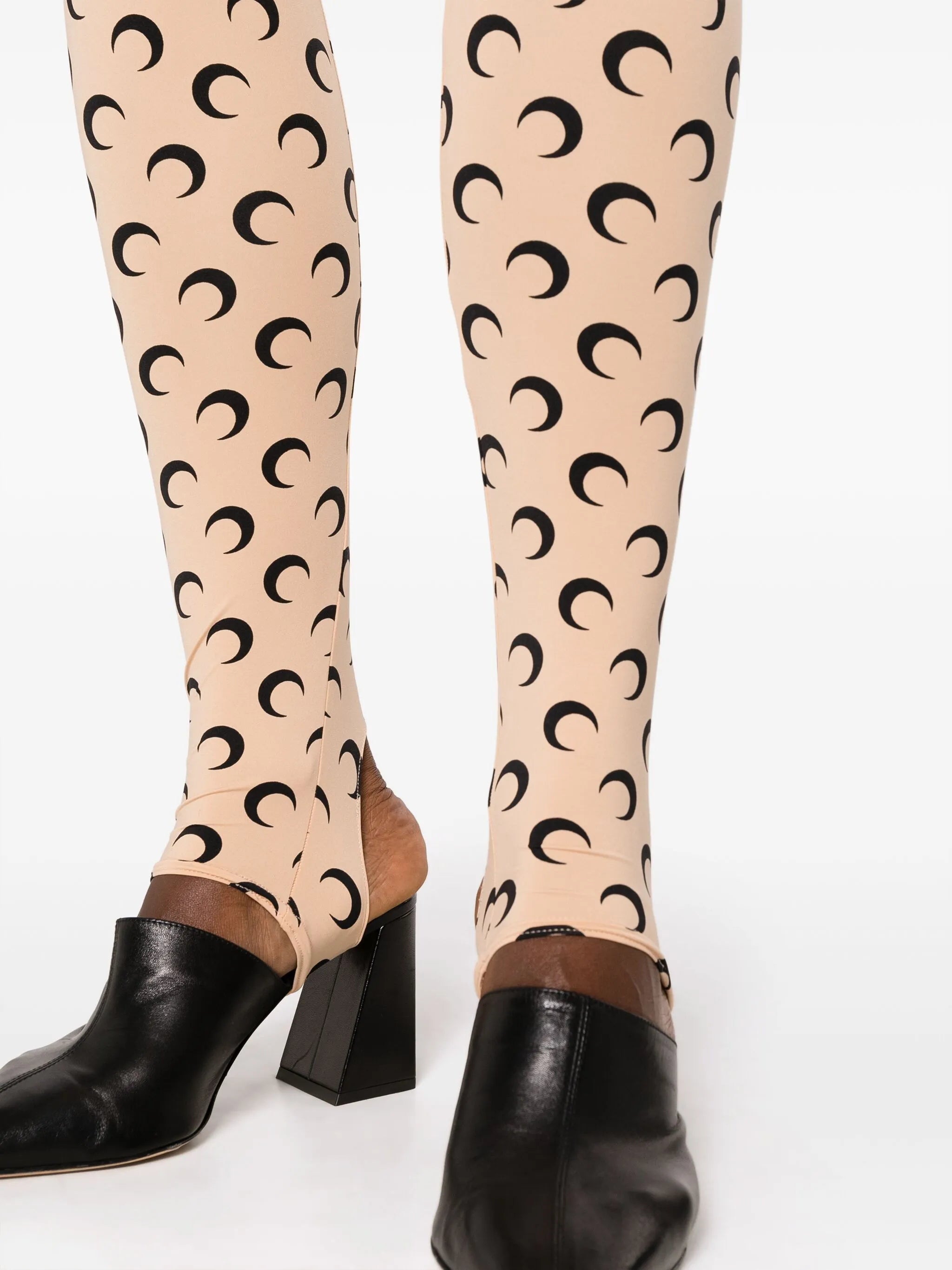 Moon-print leggings