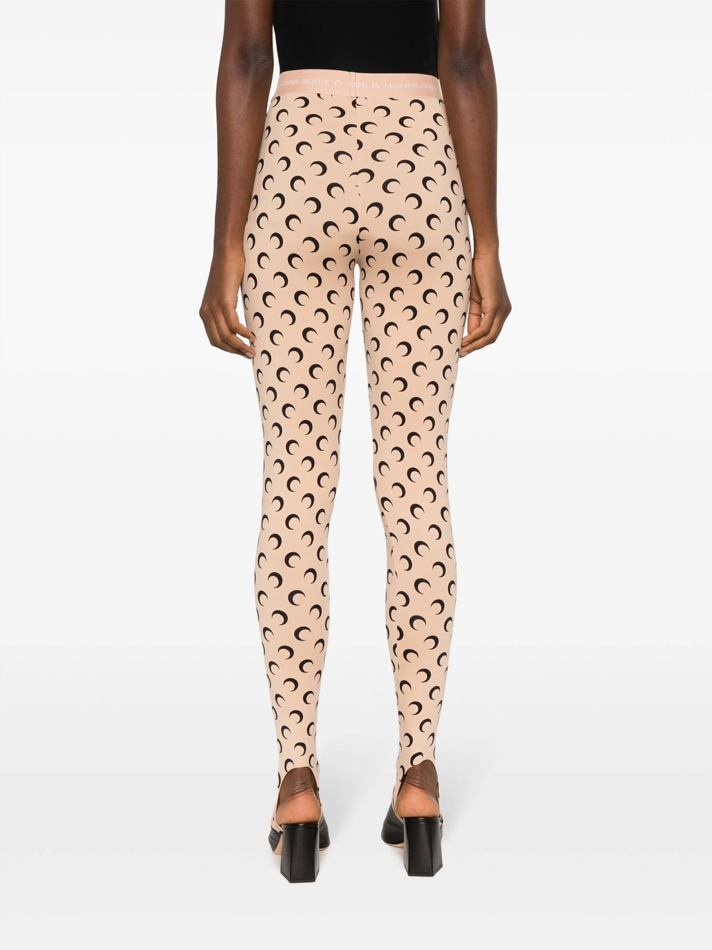Moon-print leggings
