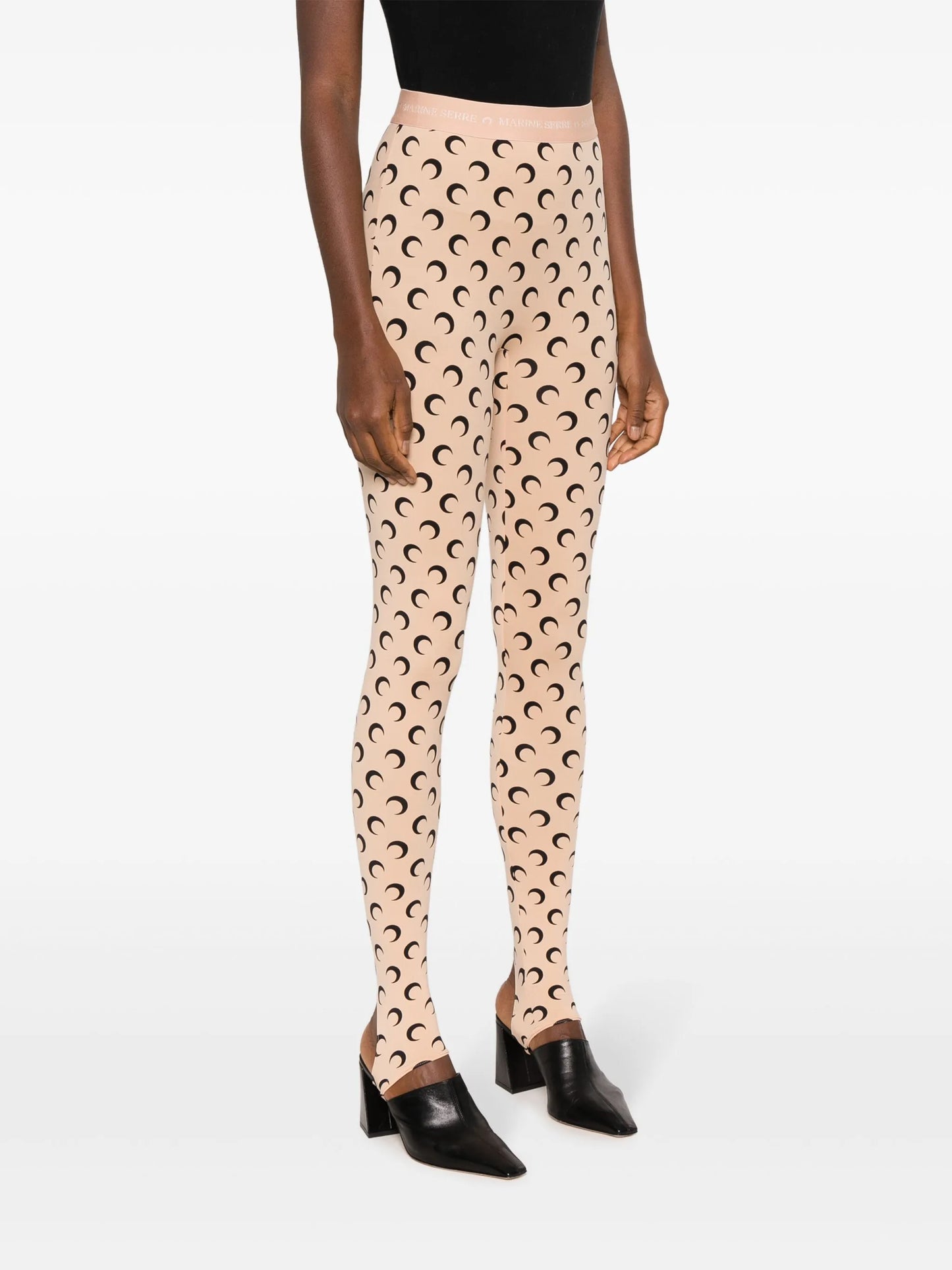 Moon-print leggings