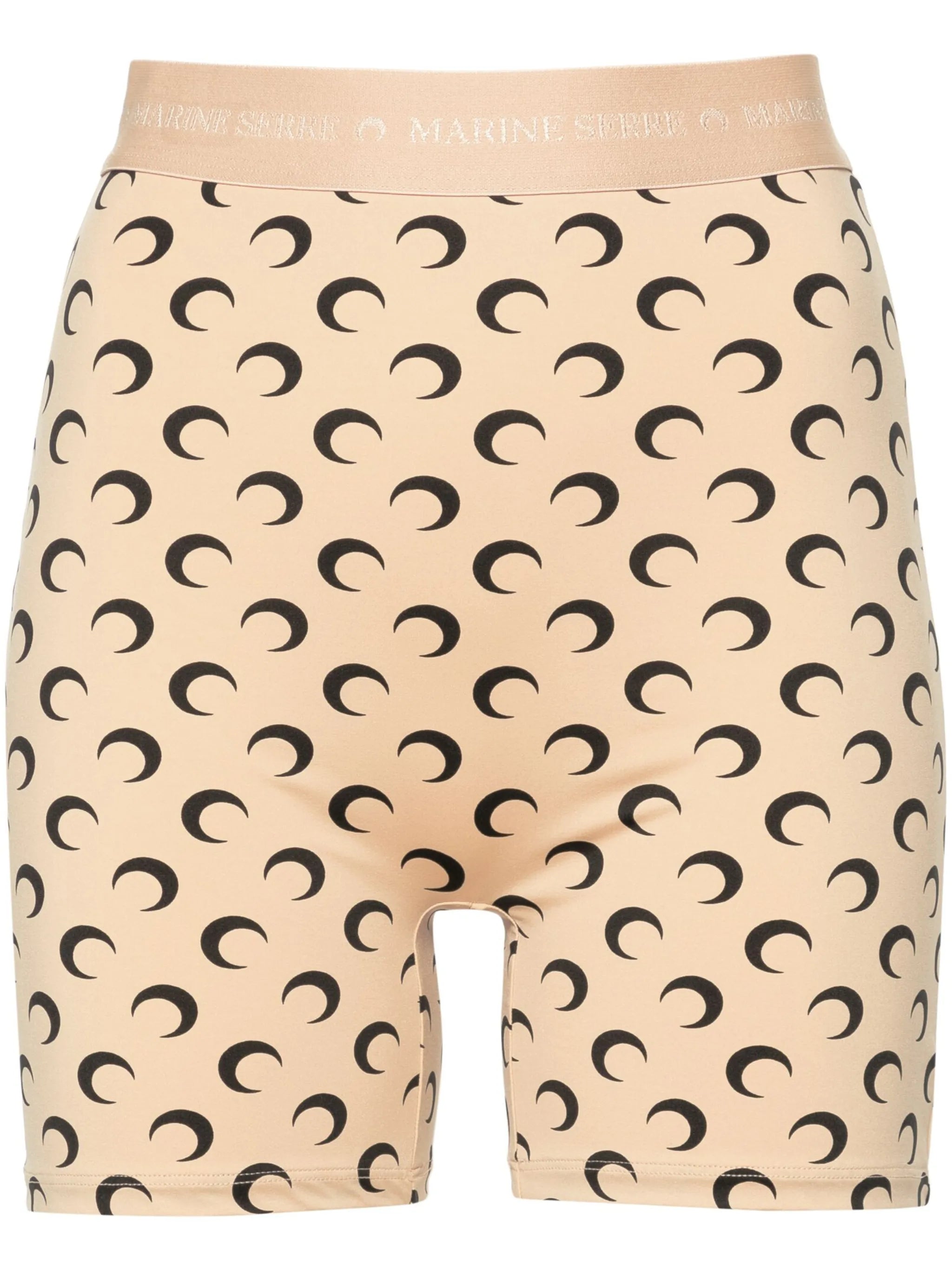 Moon-print shorts