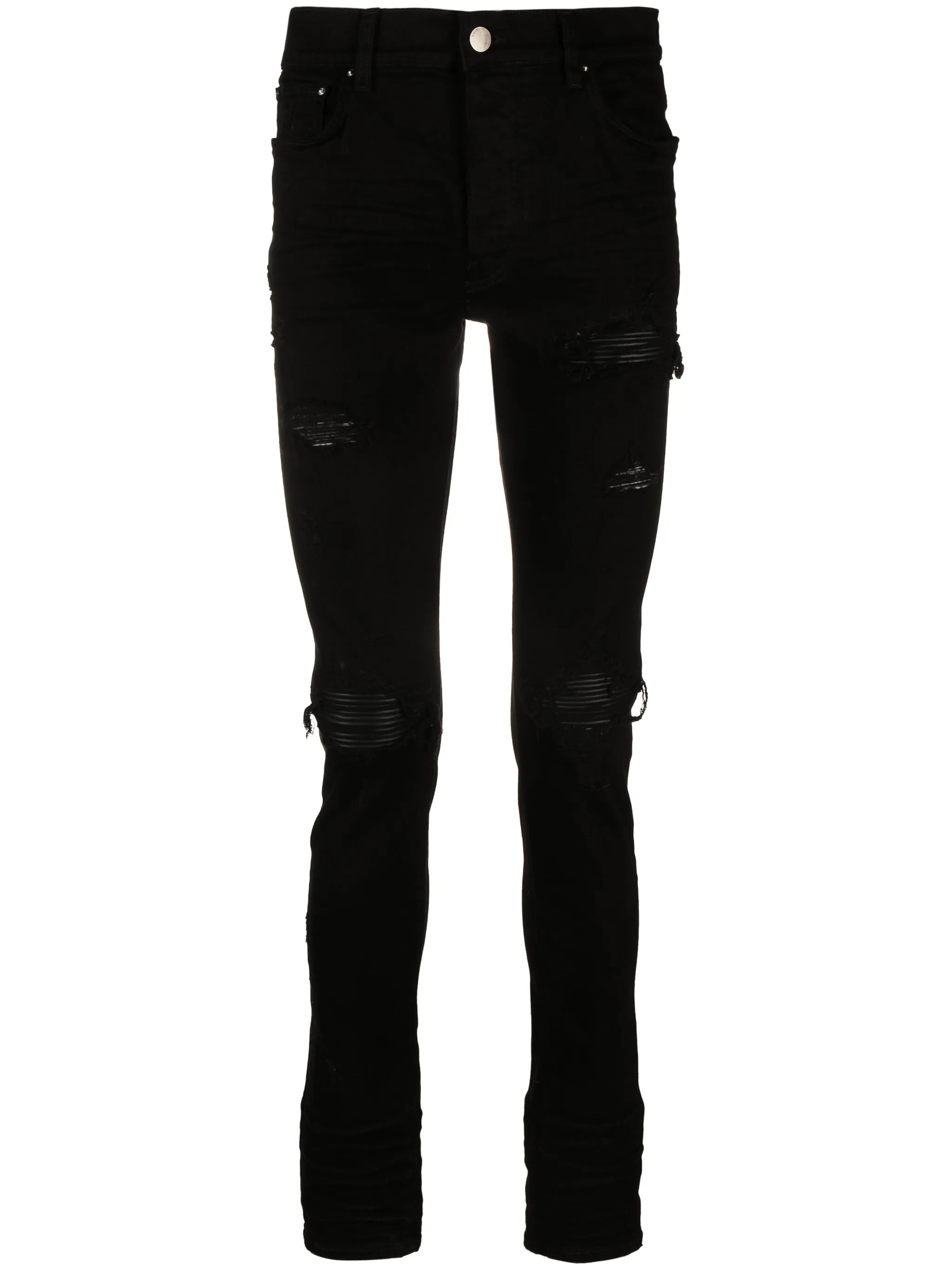 MX1 distressed-effect skinny jeans