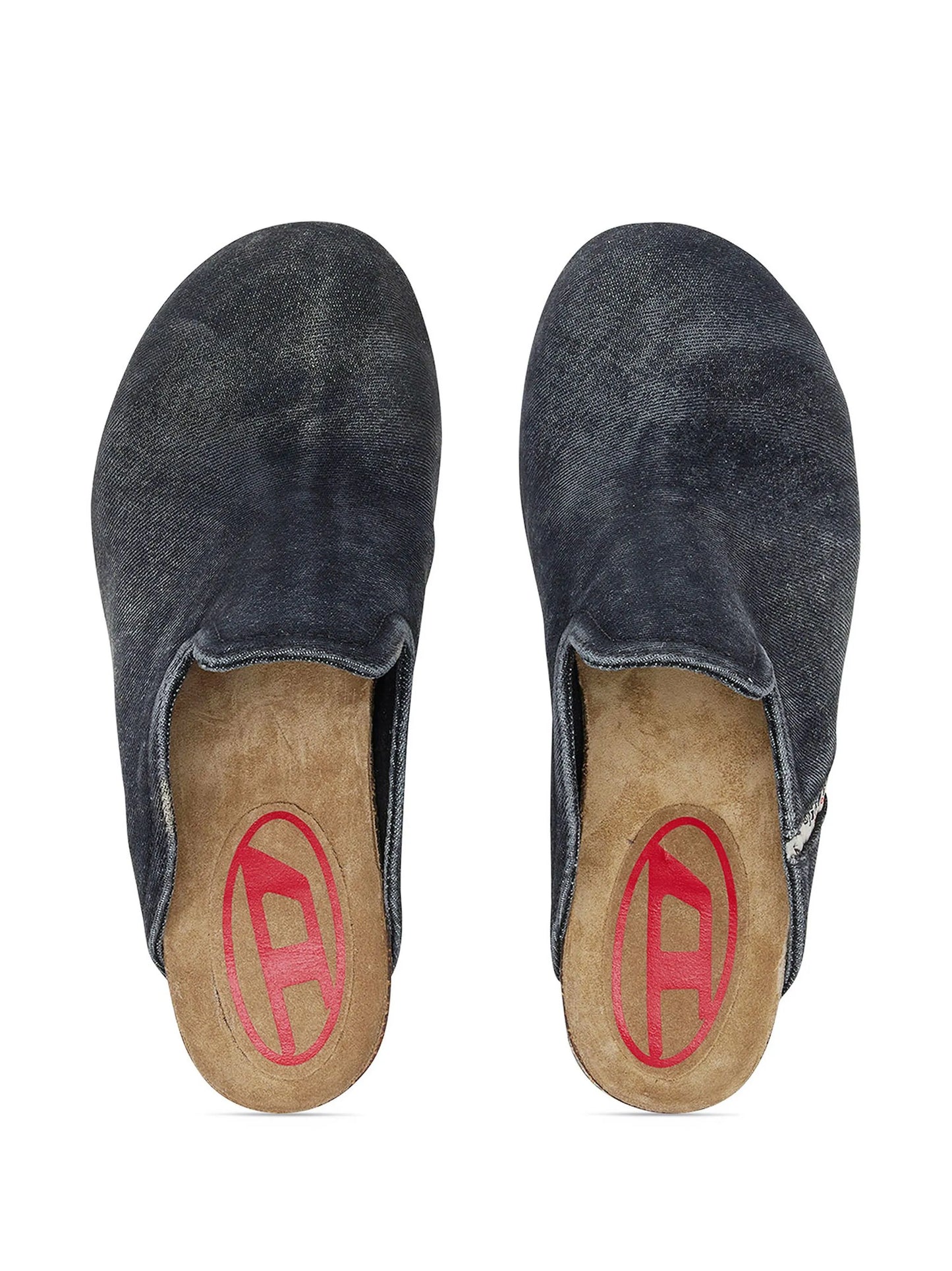D-Woodstock W 80mm denim mules