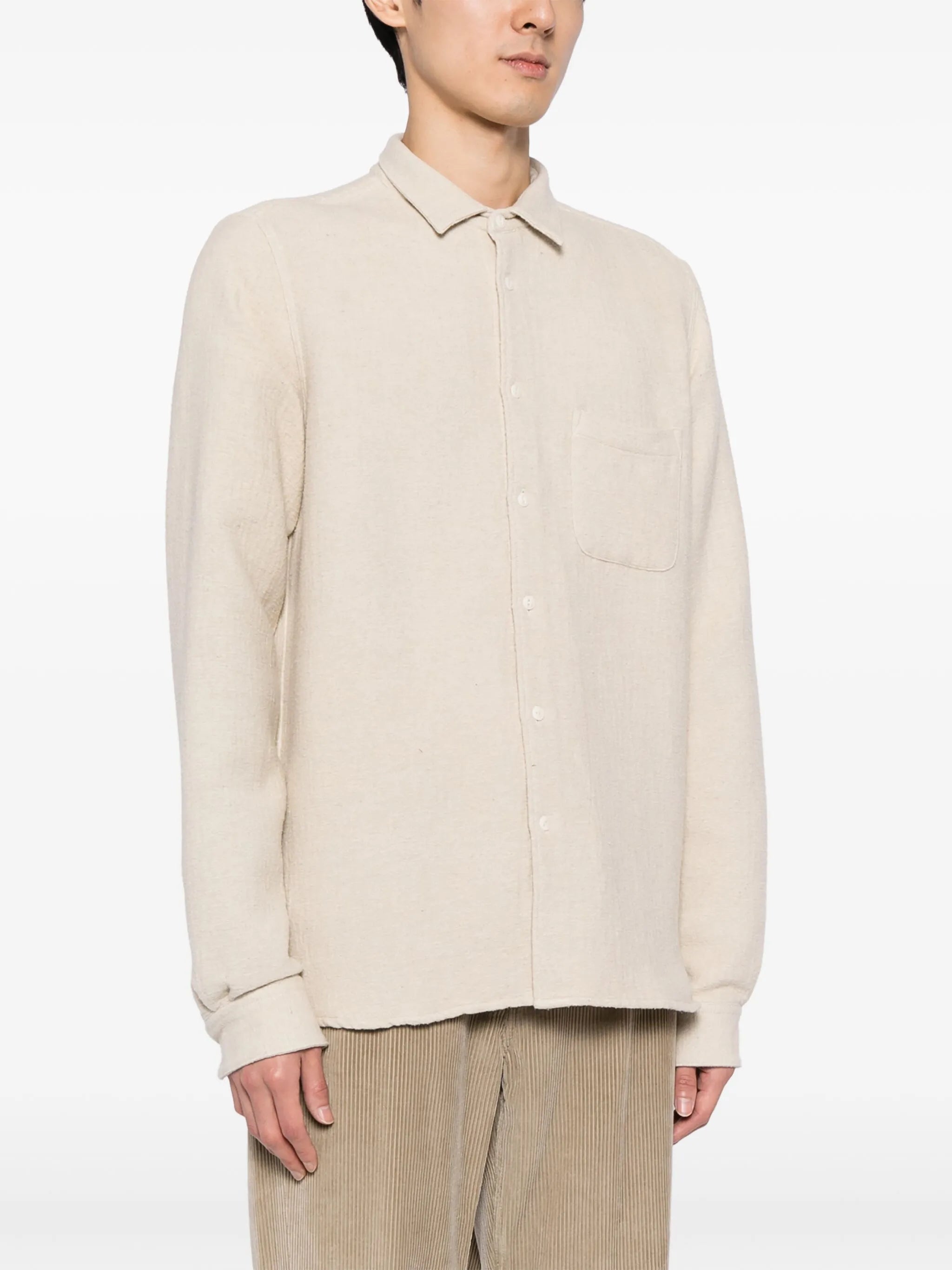 Curtis textured-finish shirt