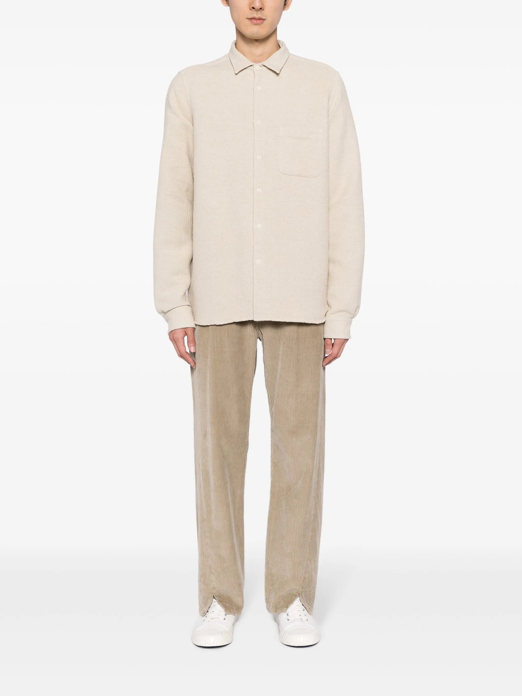 Curtis textured-finish shirt