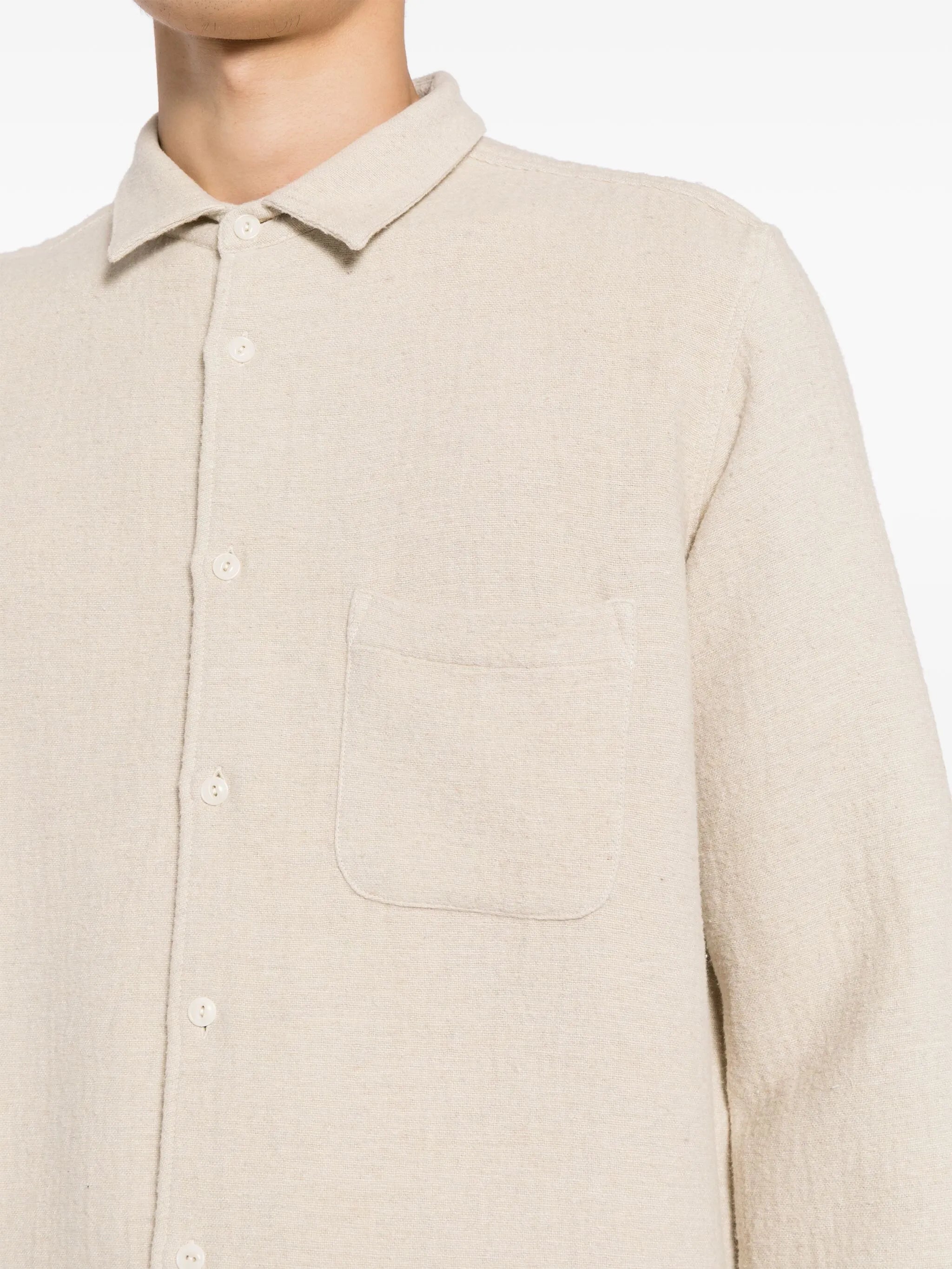 Curtis textured-finish shirt
