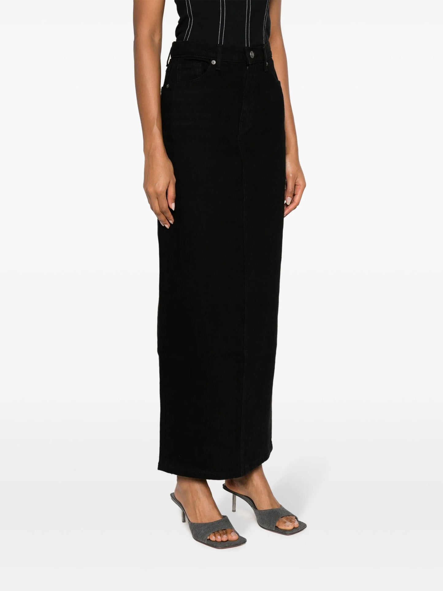 Daria denim maxi skirt