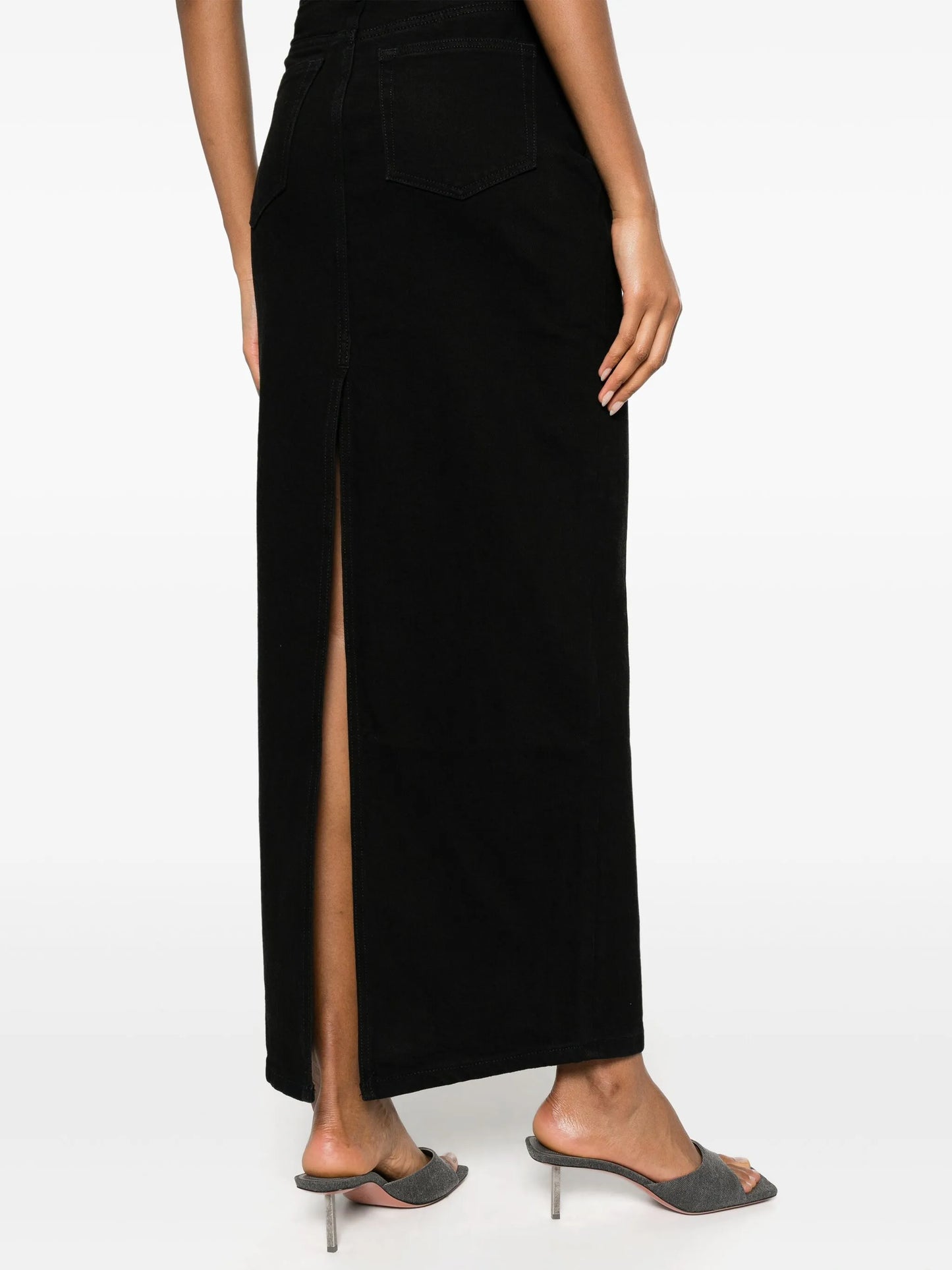 Daria denim maxi skirt