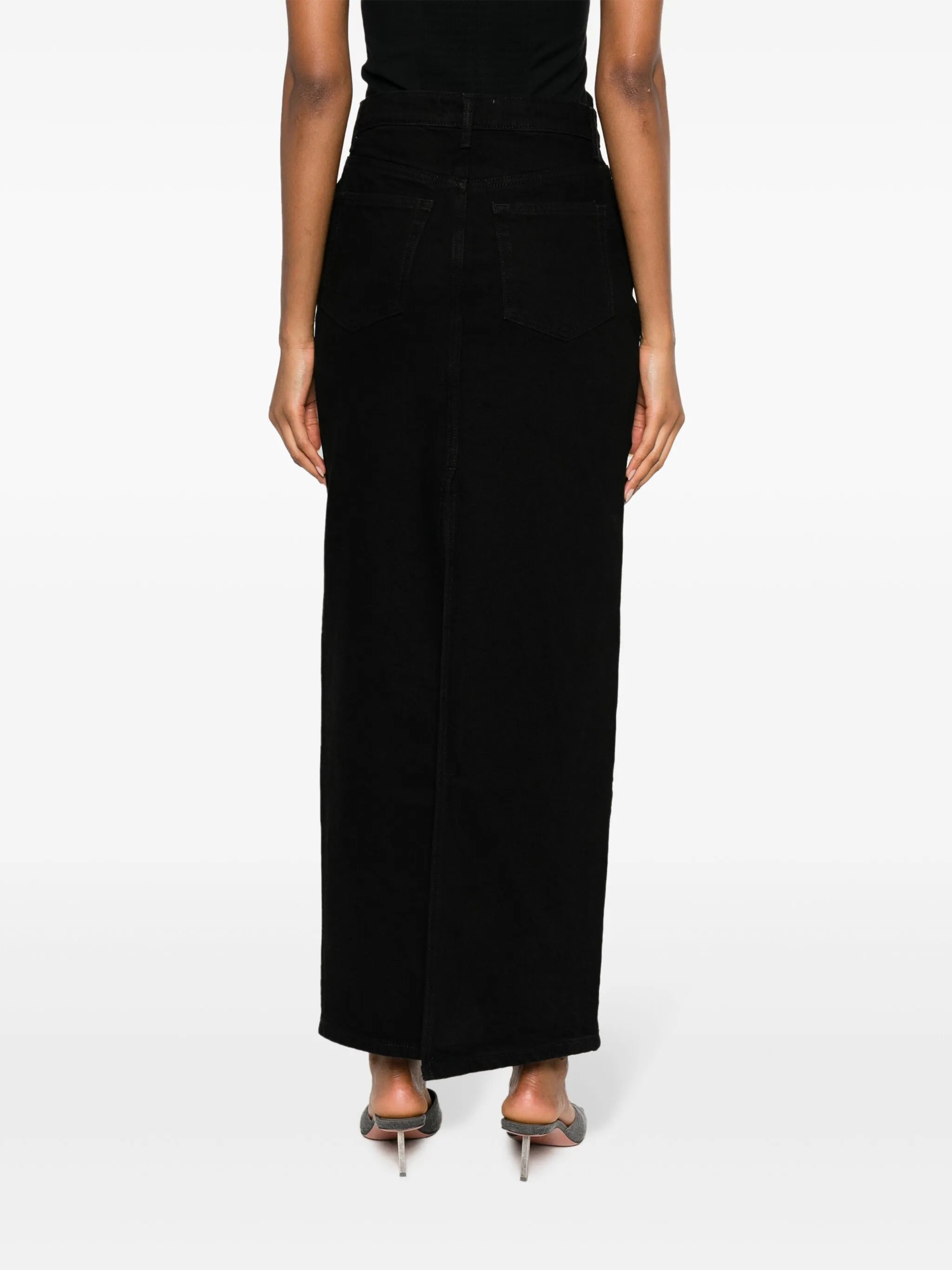Daria denim maxi skirt