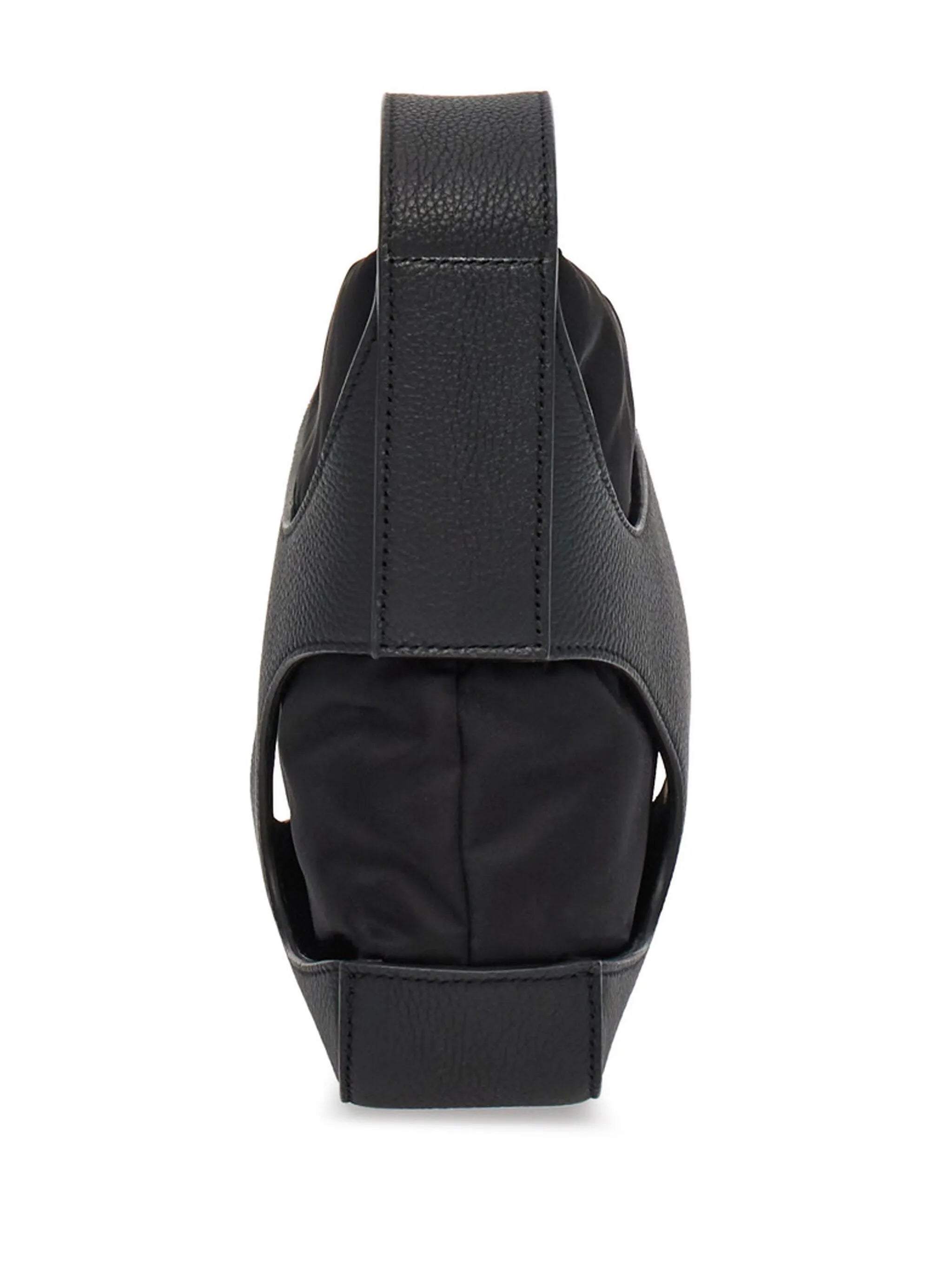cut out-detail leather crossbody bag