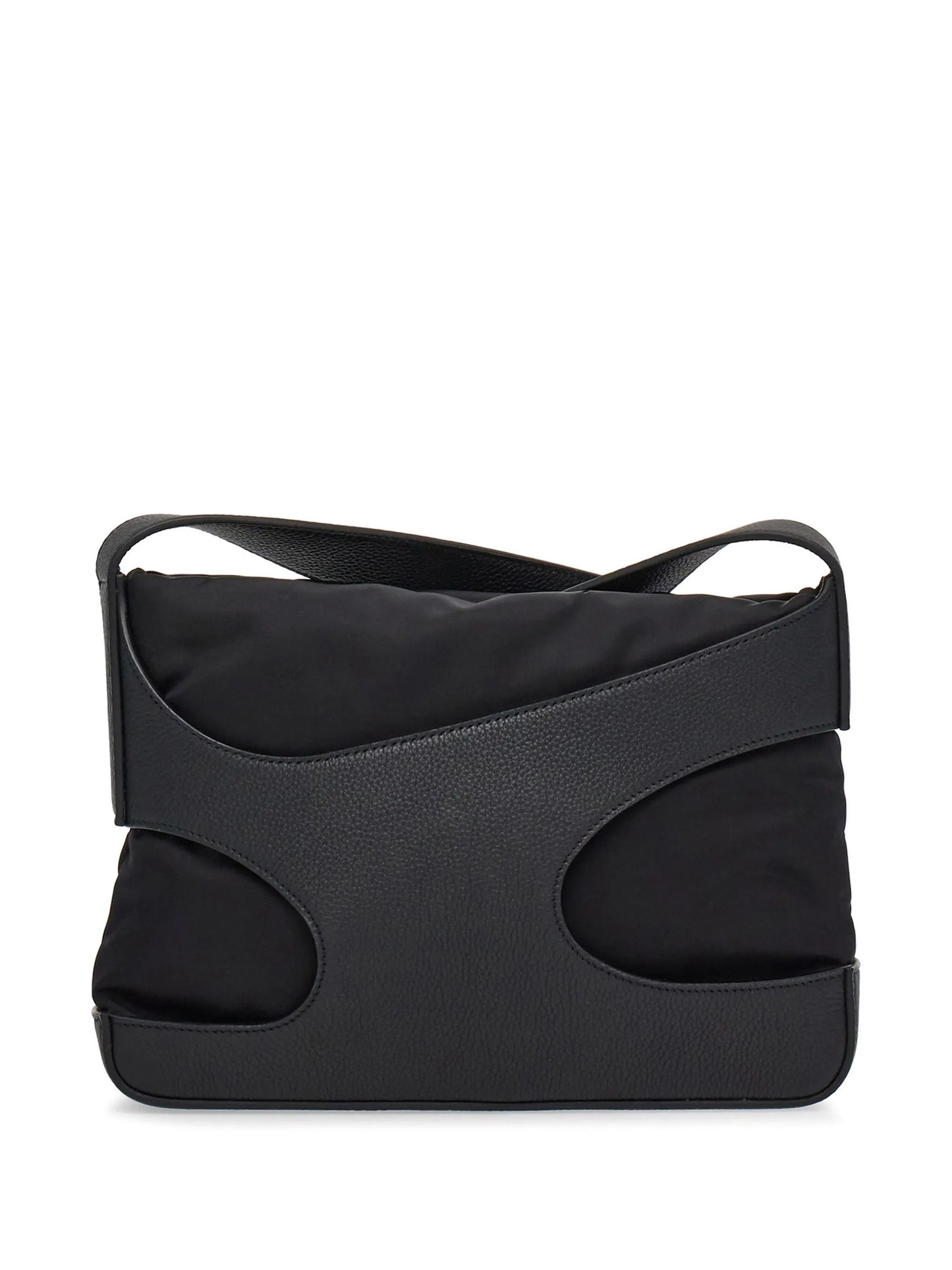 cut out-detail leather crossbody bag