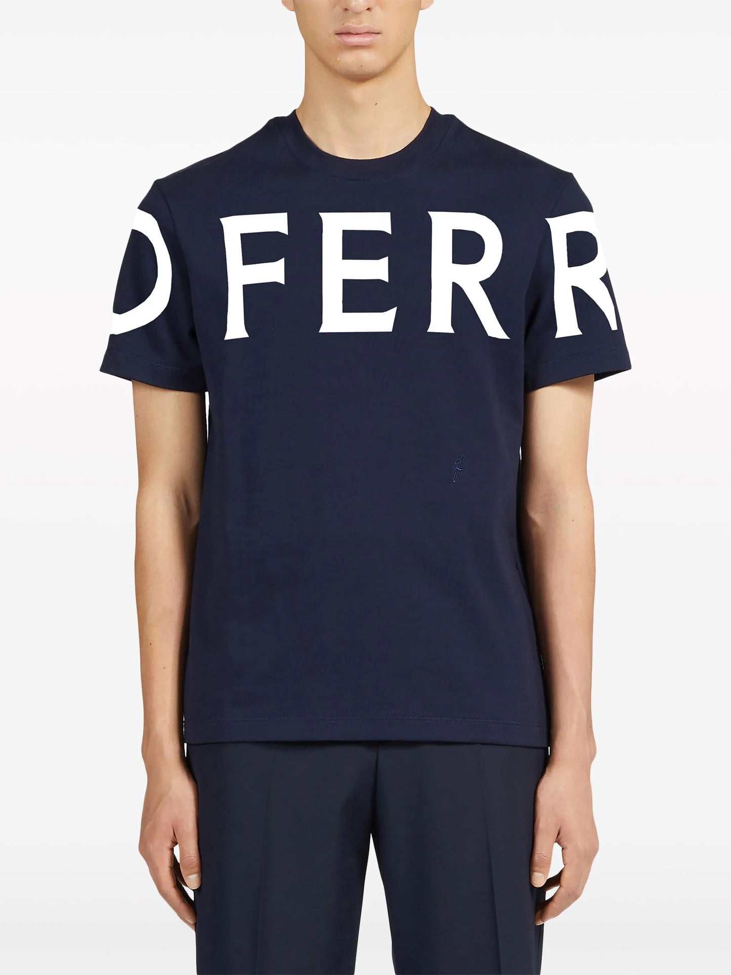 logo-print cotton T-shirt