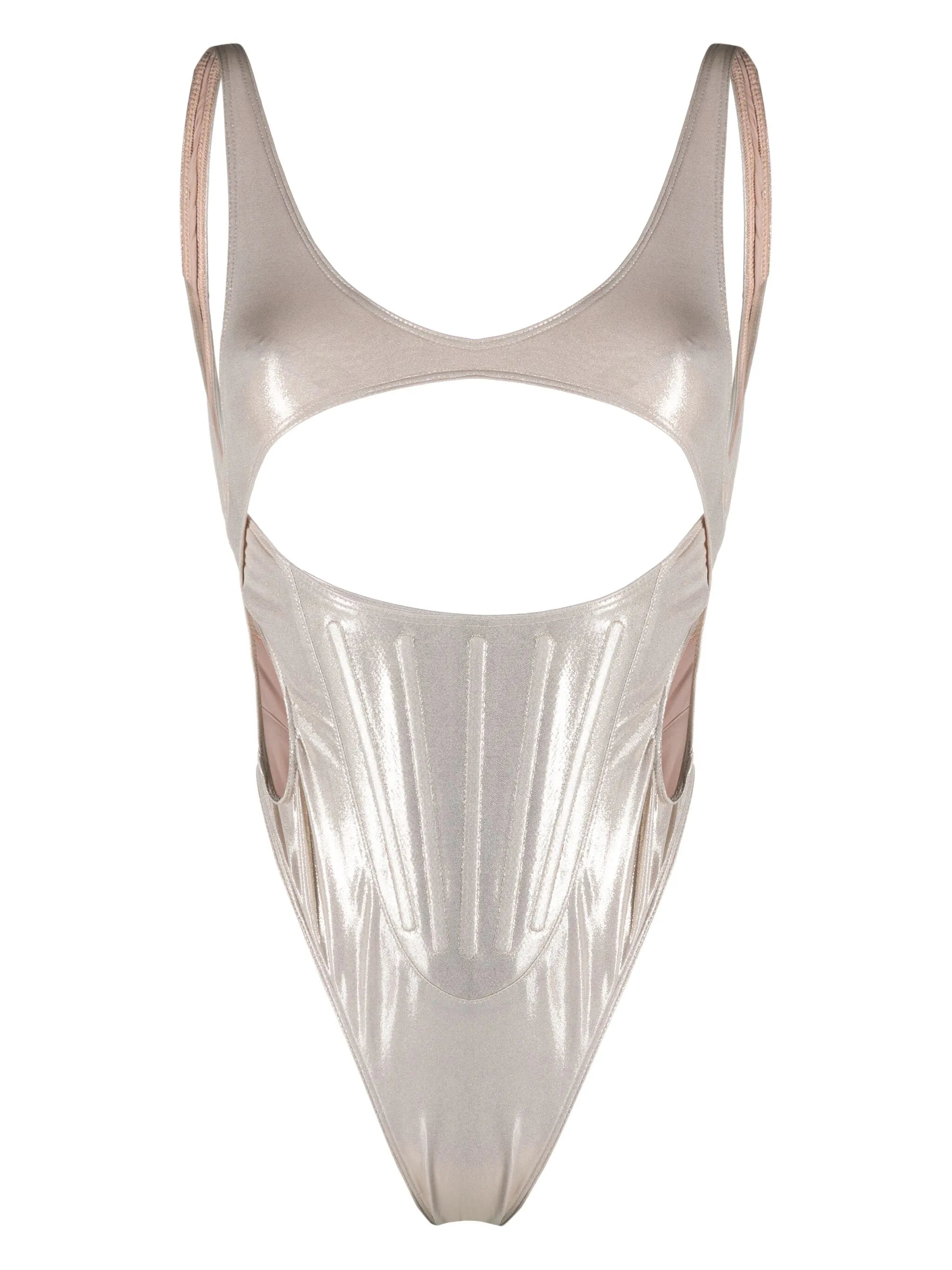 cut-out swimsuit