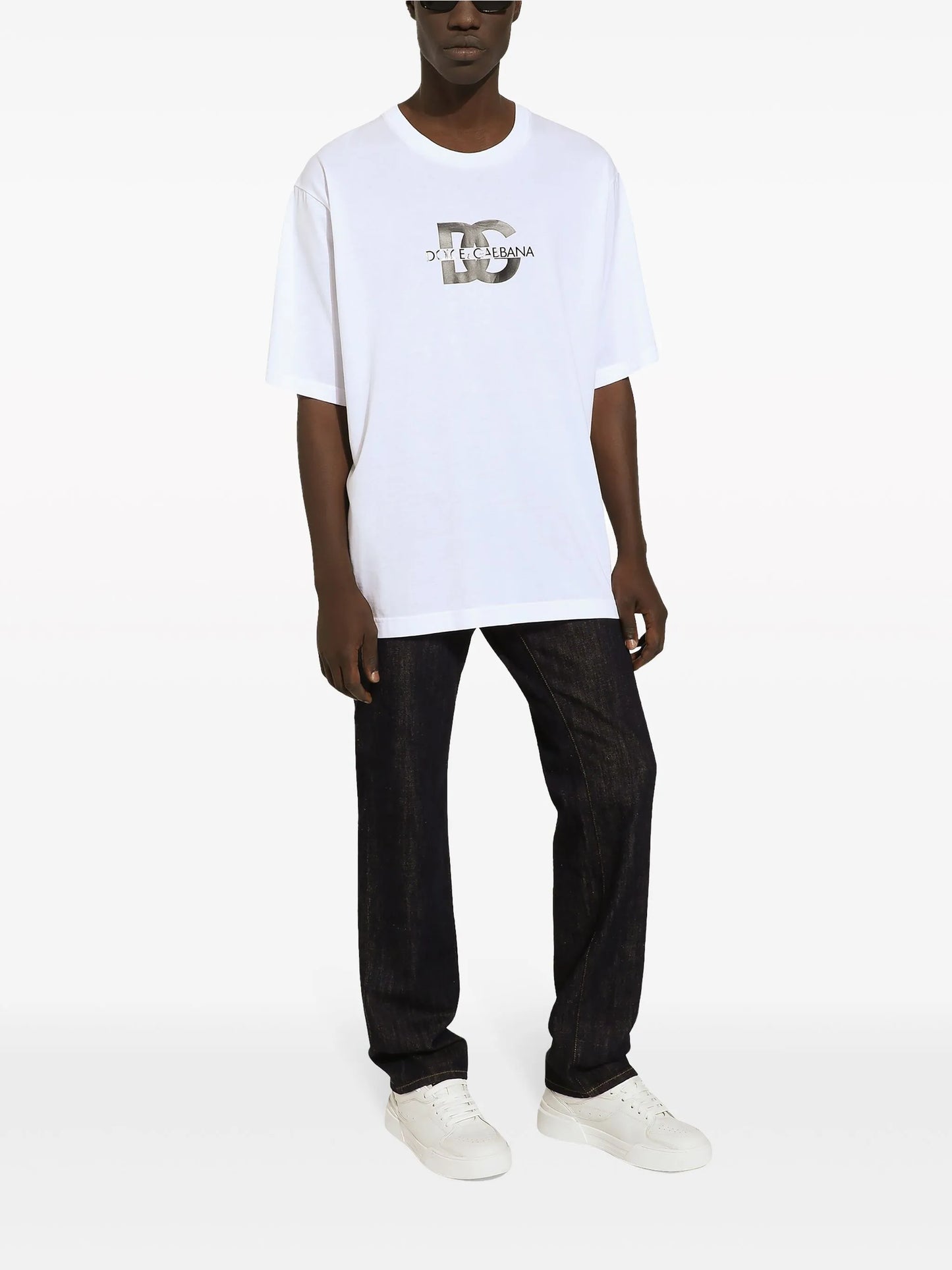 logo-print cotton T-shirt