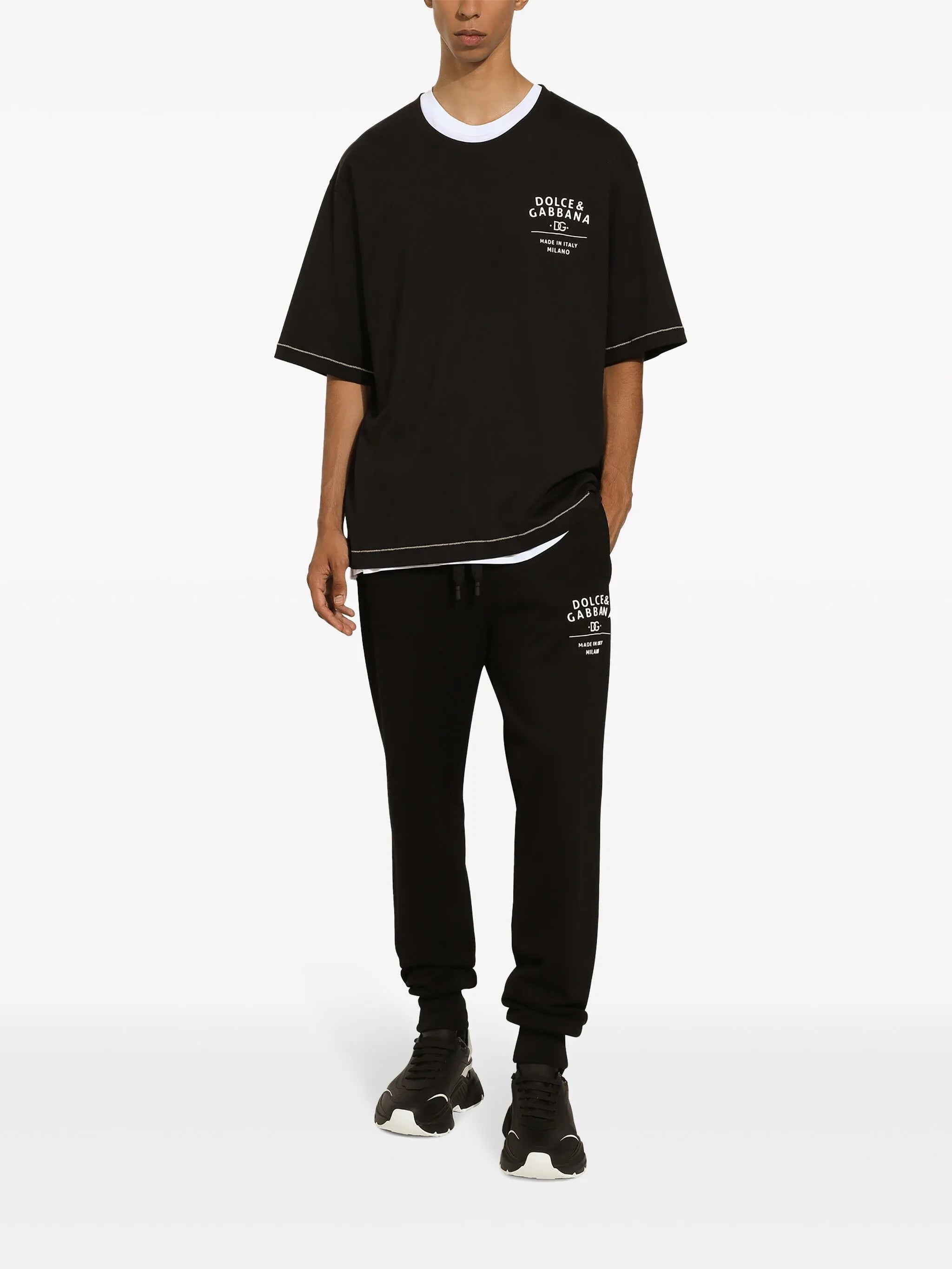 logo-print cotton T-shirt