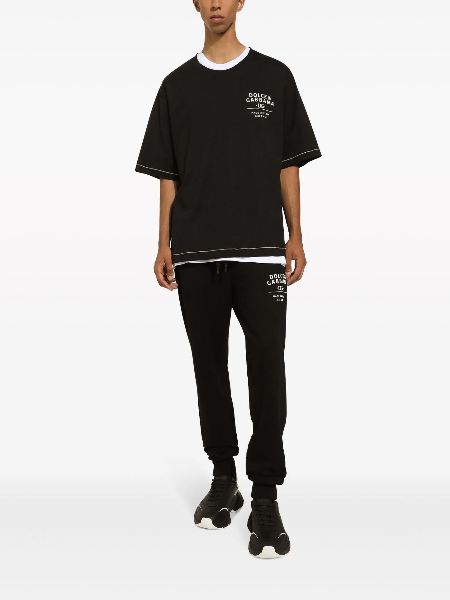 logo-print cotton T-shirt