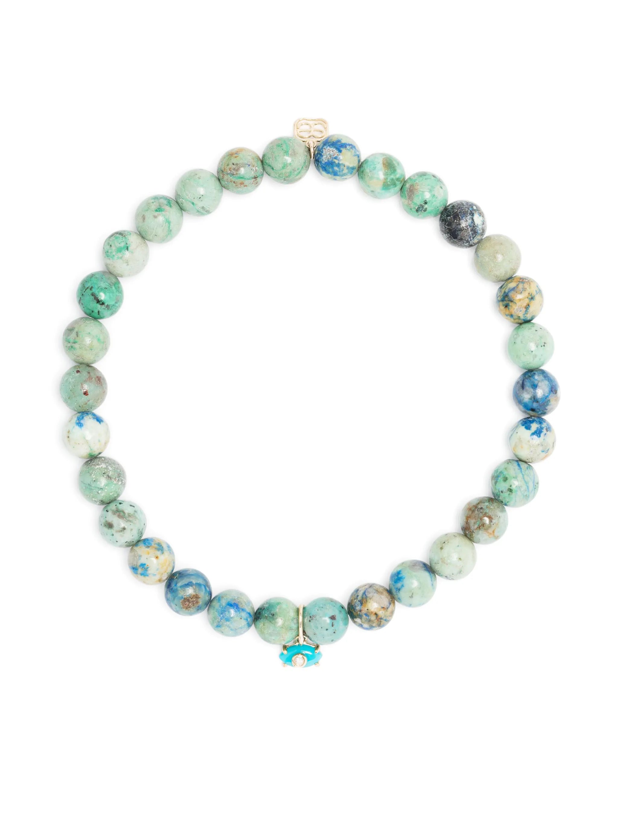 14kt yellow gold Evil Eye bracelet