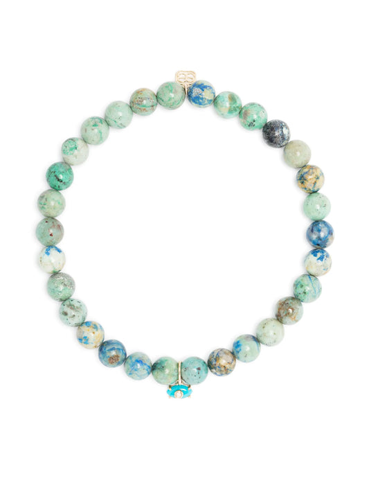 14kt yellow gold Evil Eye bracelet