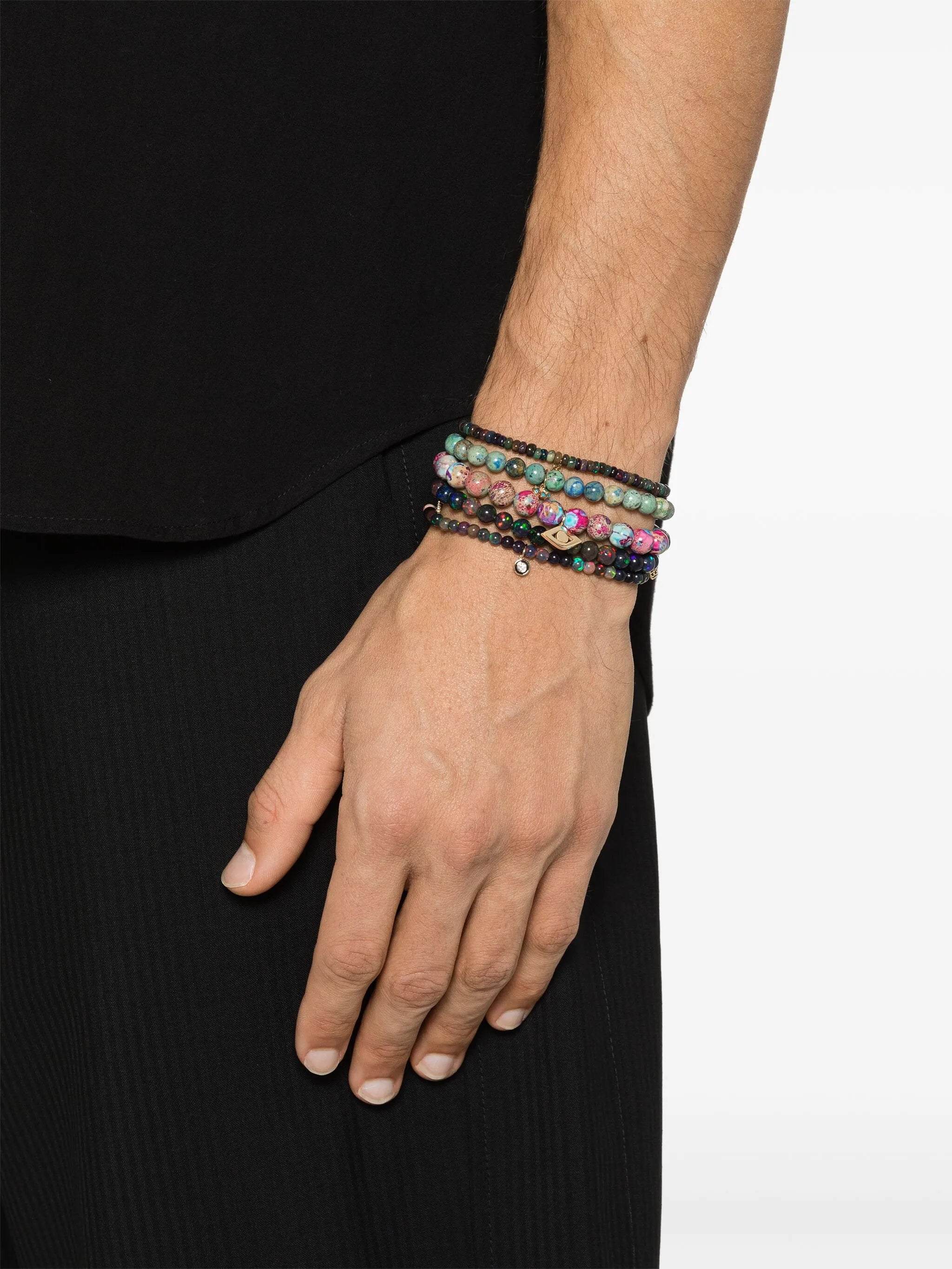 14kt yellow gold Evil Eye bracelet