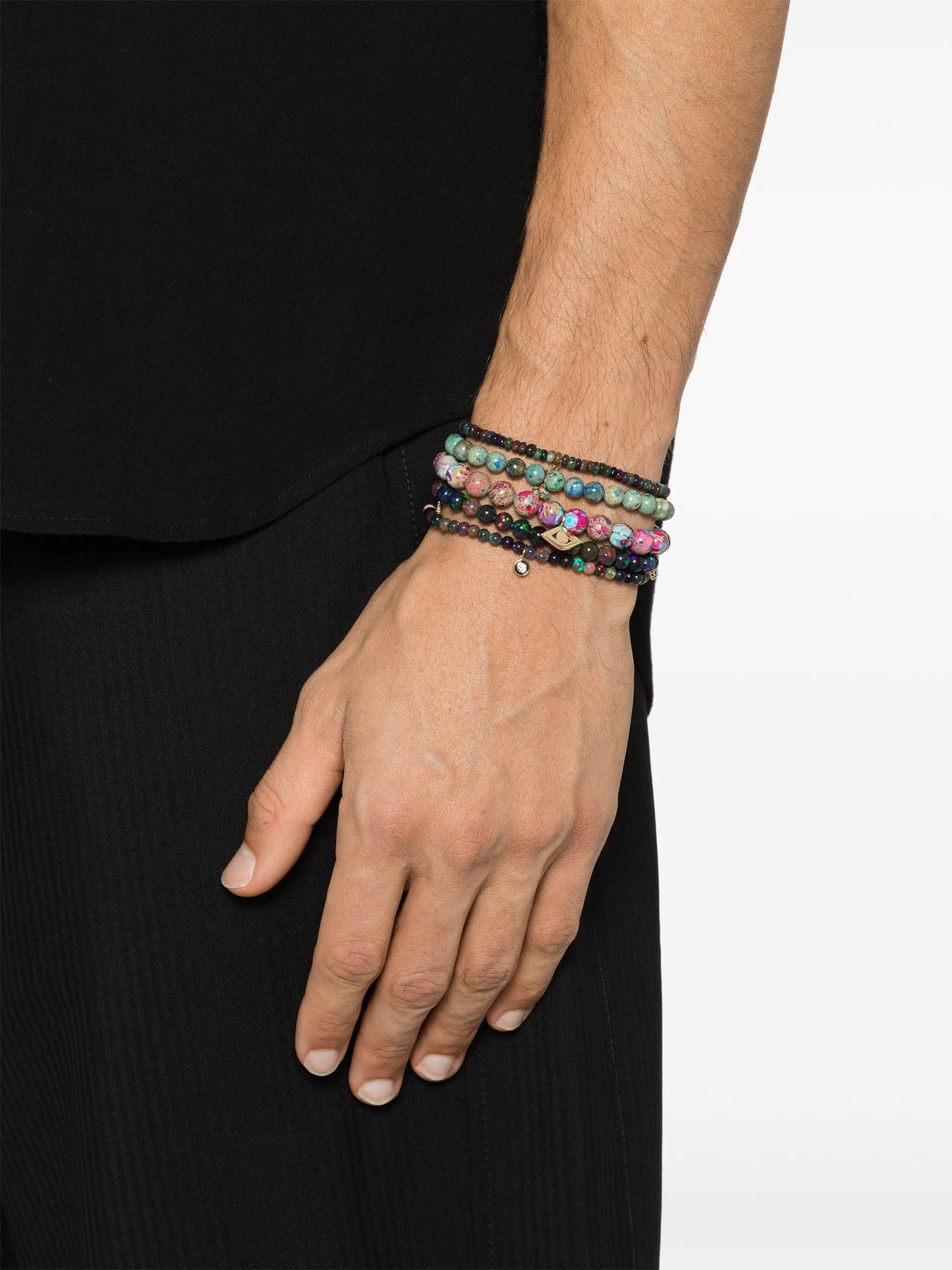 14kt yellow gold Evil Eye bracelet