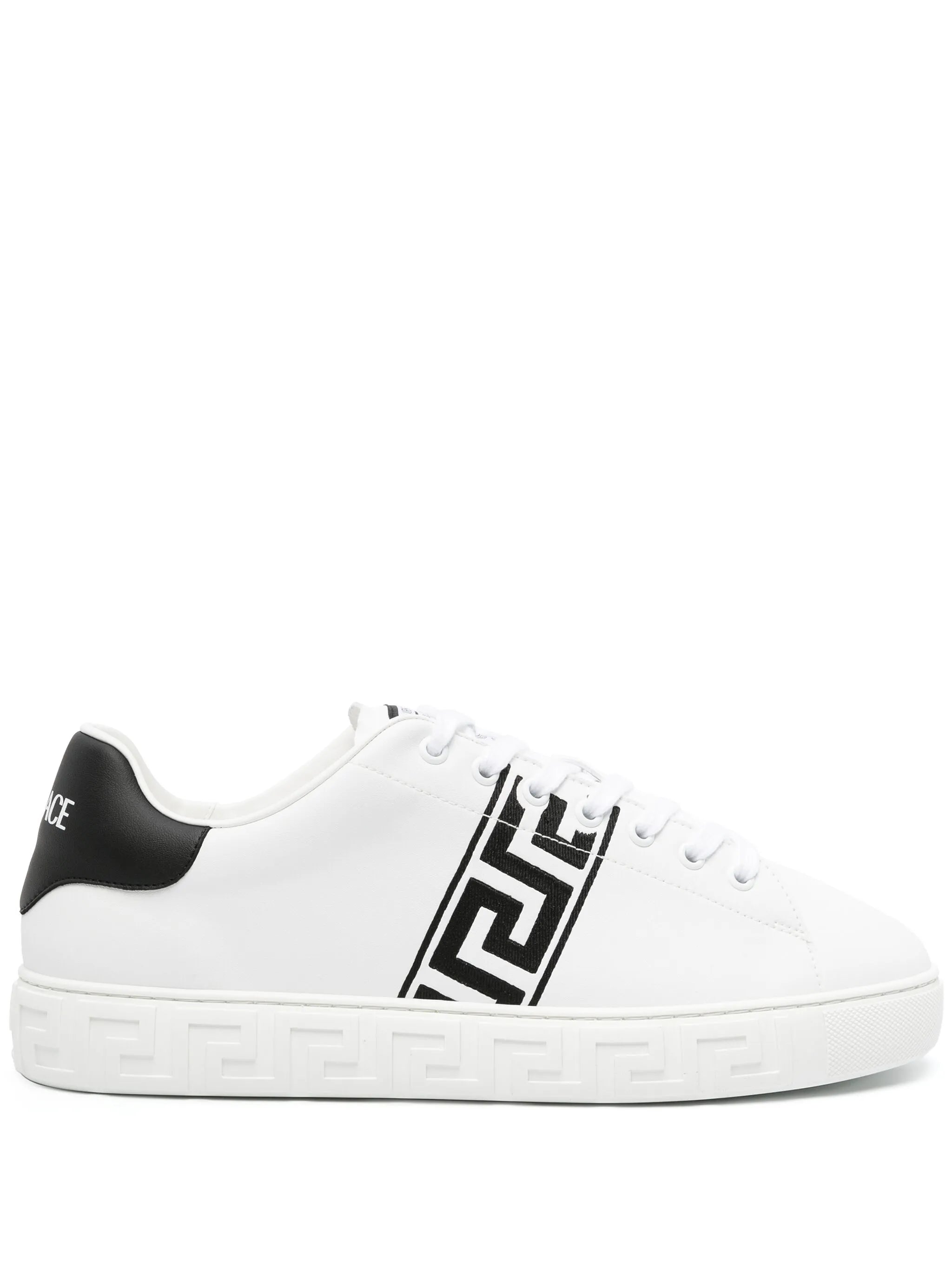 Greca-embroidered sneakers