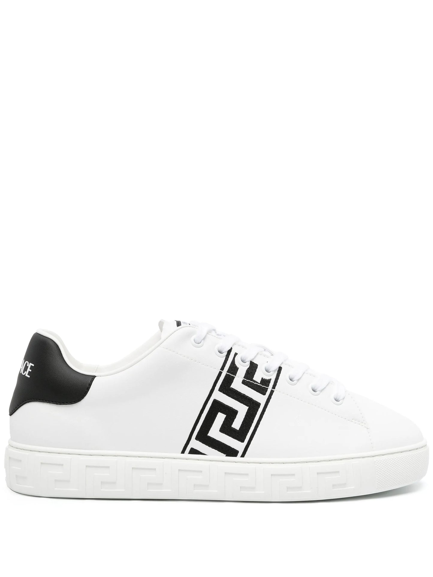 Greca-embroidered sneakers