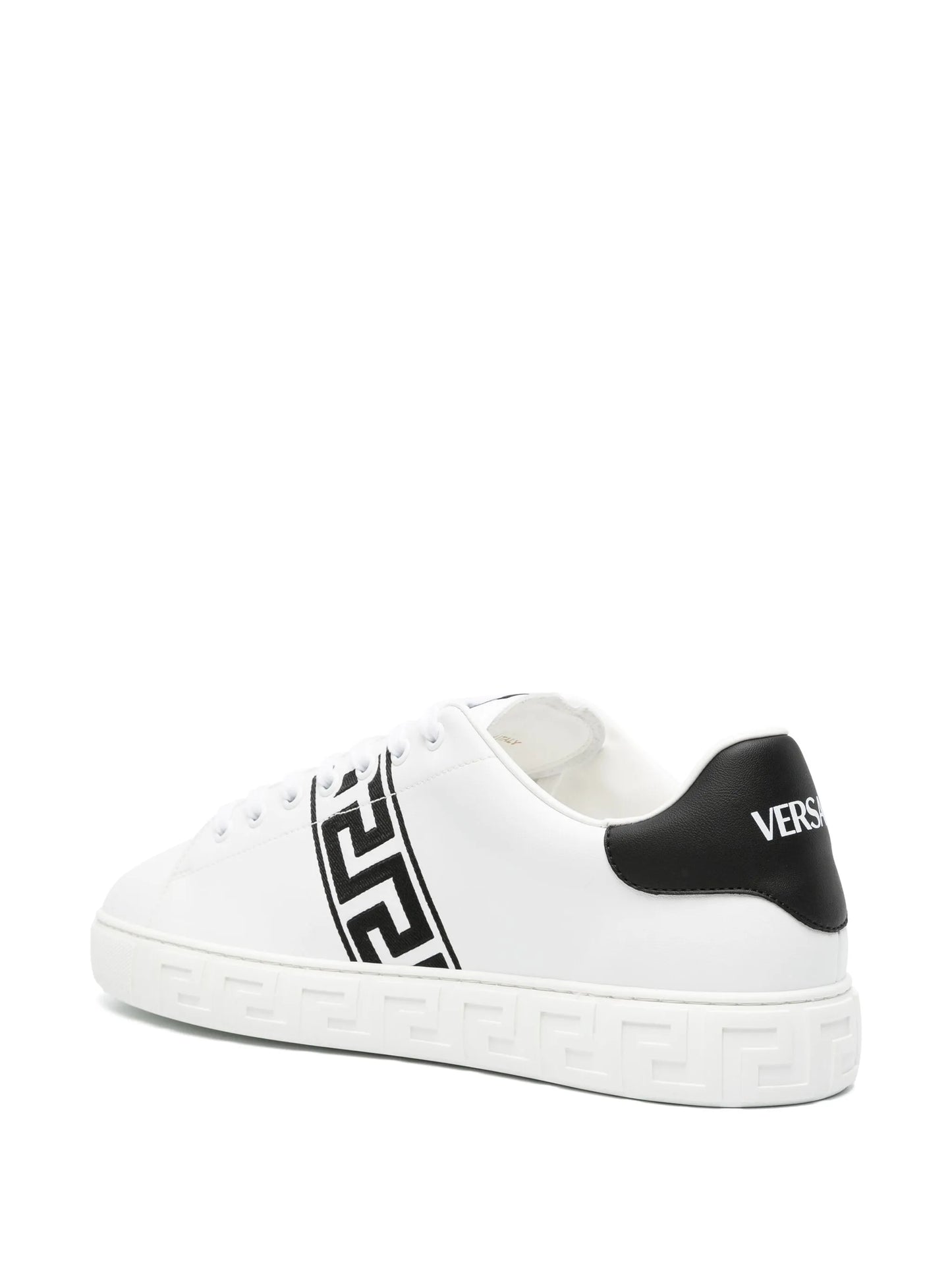 Greca-embroidered sneakers